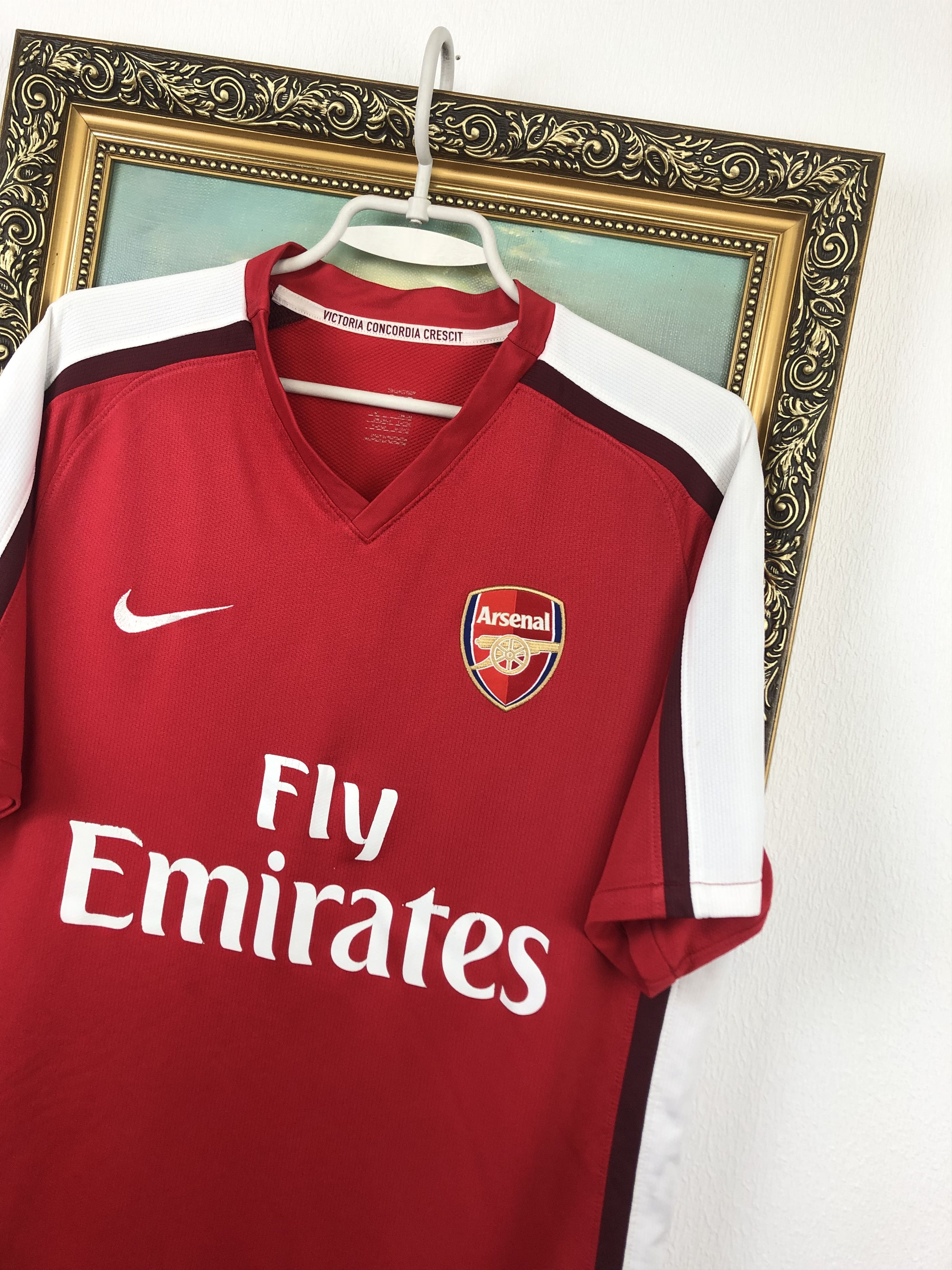 Nike Arsenal football shirt 2008 Soccer Jersey Gunners Tee Hype Size US M / EU 48-50 / 2 - 4 Thumbnail