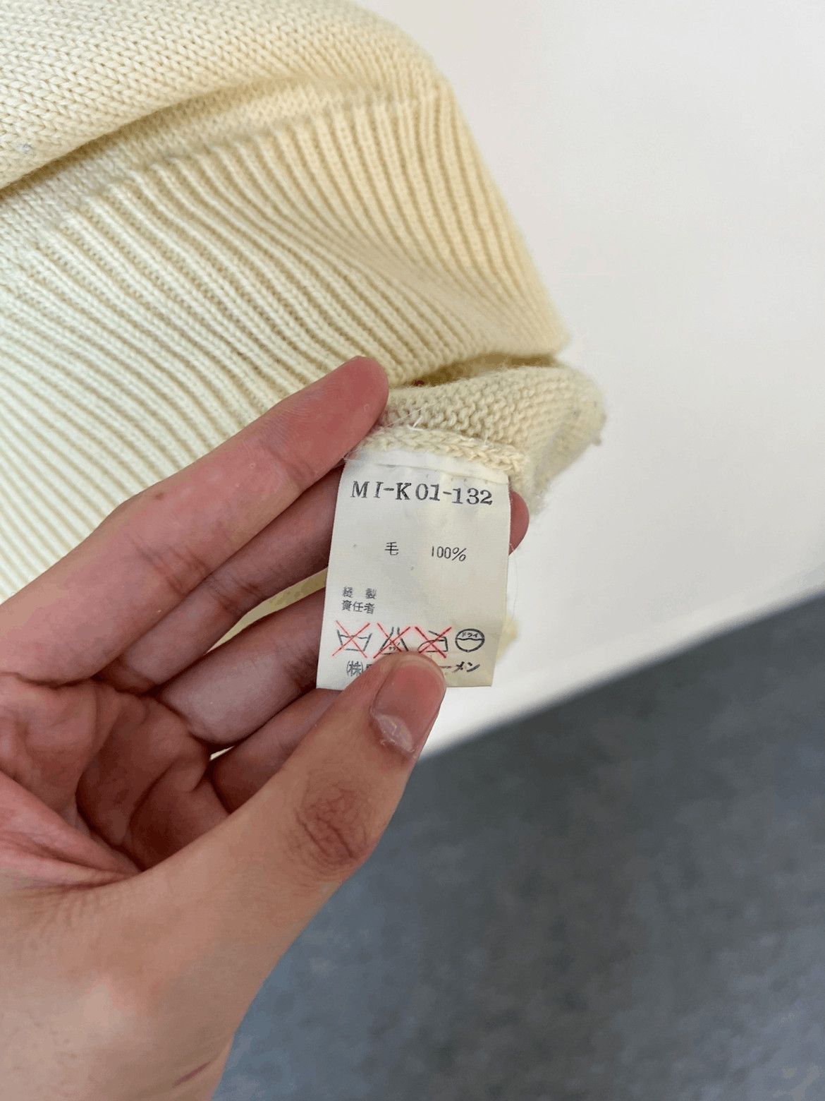 Yohji Yamamoto YohjiYamamoto Figure pattern Knitwear Sweaters Size US L / EU 52-54 / 3 - 8 Thumbnail
