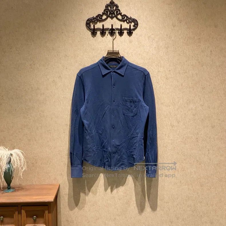 Loro Piana Loro Piana Blue Shirt Size S / US 4 / IT 40 - 1 Thumbnail