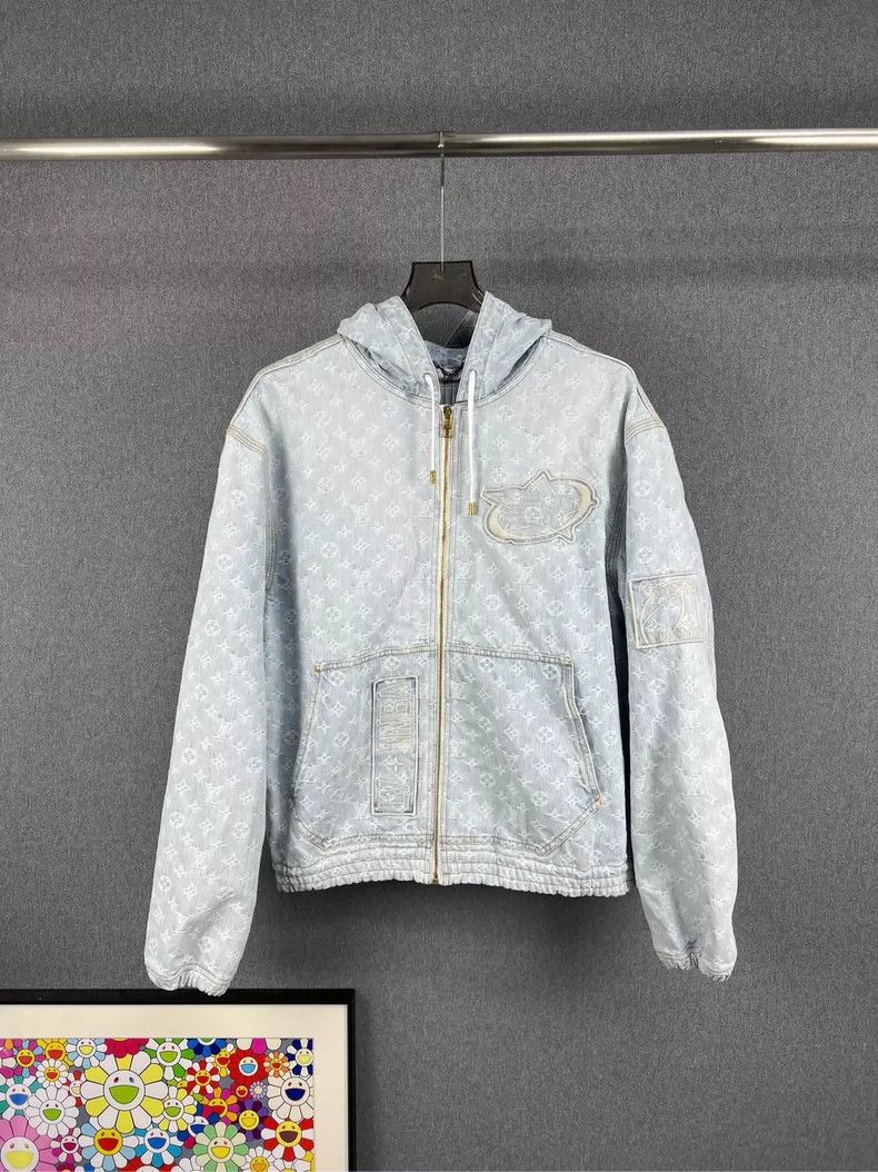 Louis Vuitton Louis Vuitton LV NBA Denim Jacket - dmc Size US L / EU 52-54 / 3 - 1 Thumbnail