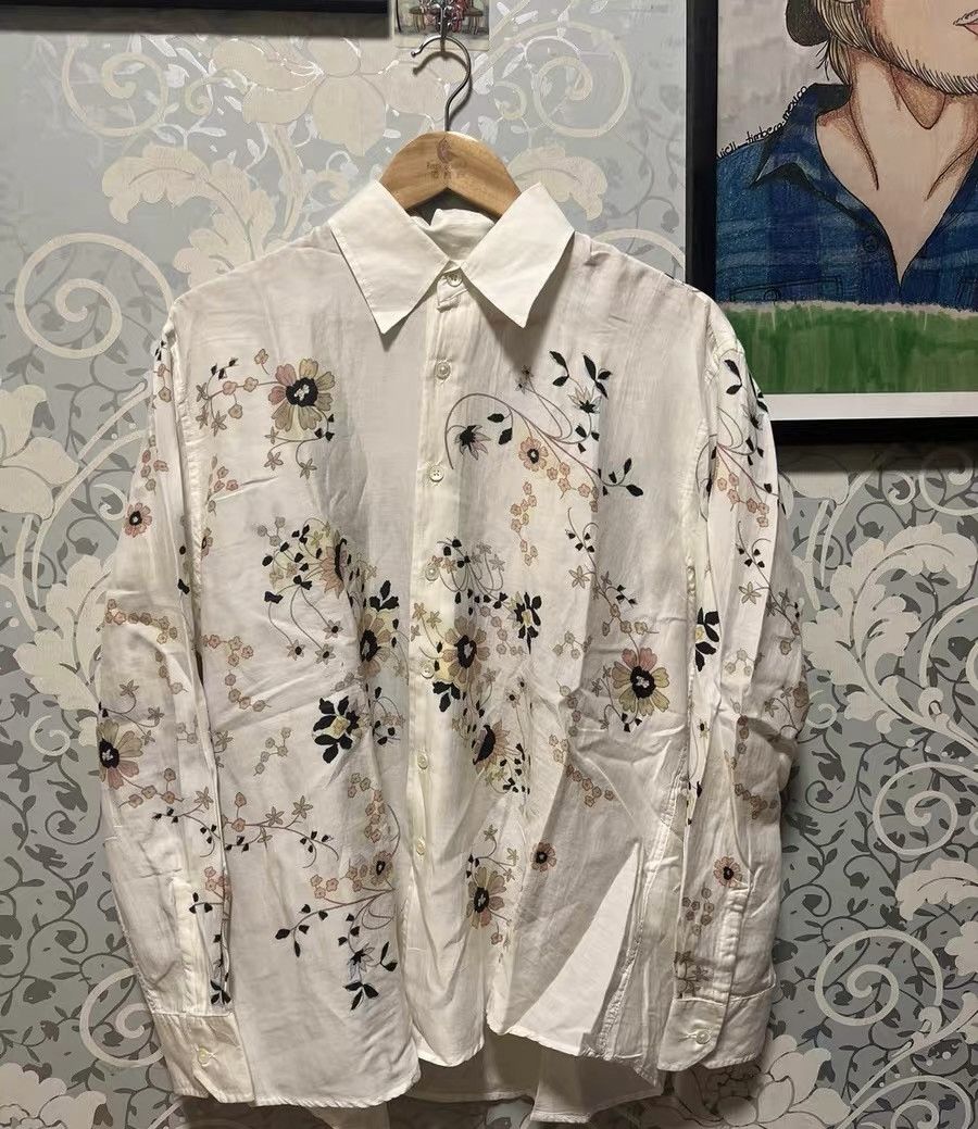 Our Legacy eastern flower print shirt Size US S / EU 44-46 / 1 - 1 Thumbnail
