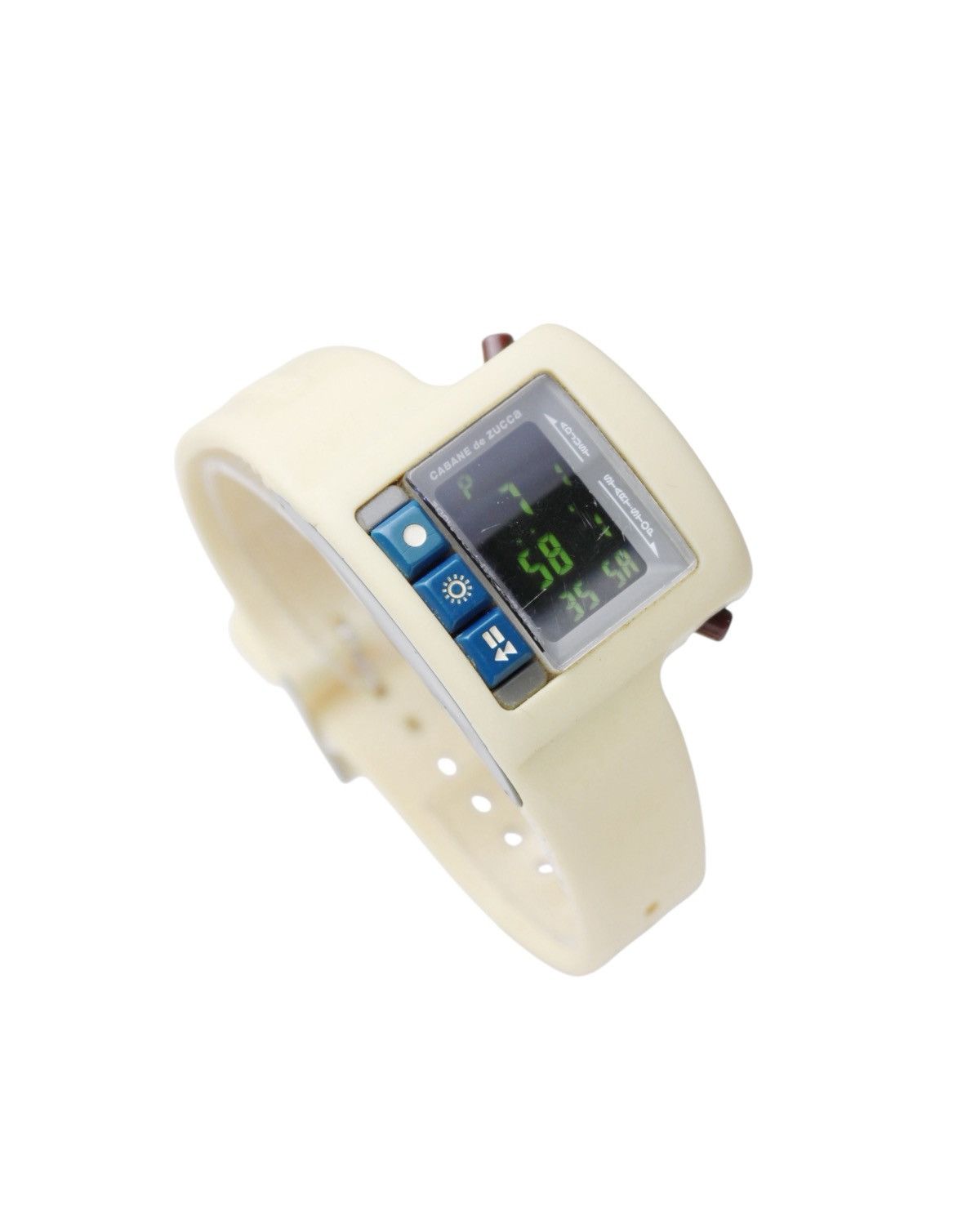 Issey Miyake × Seiko 1997 CABANE DE ZUCCA SEIKO LE CHOCOLAT DIGITAL WATCH Size ONE SIZE - 2 Thumbnail