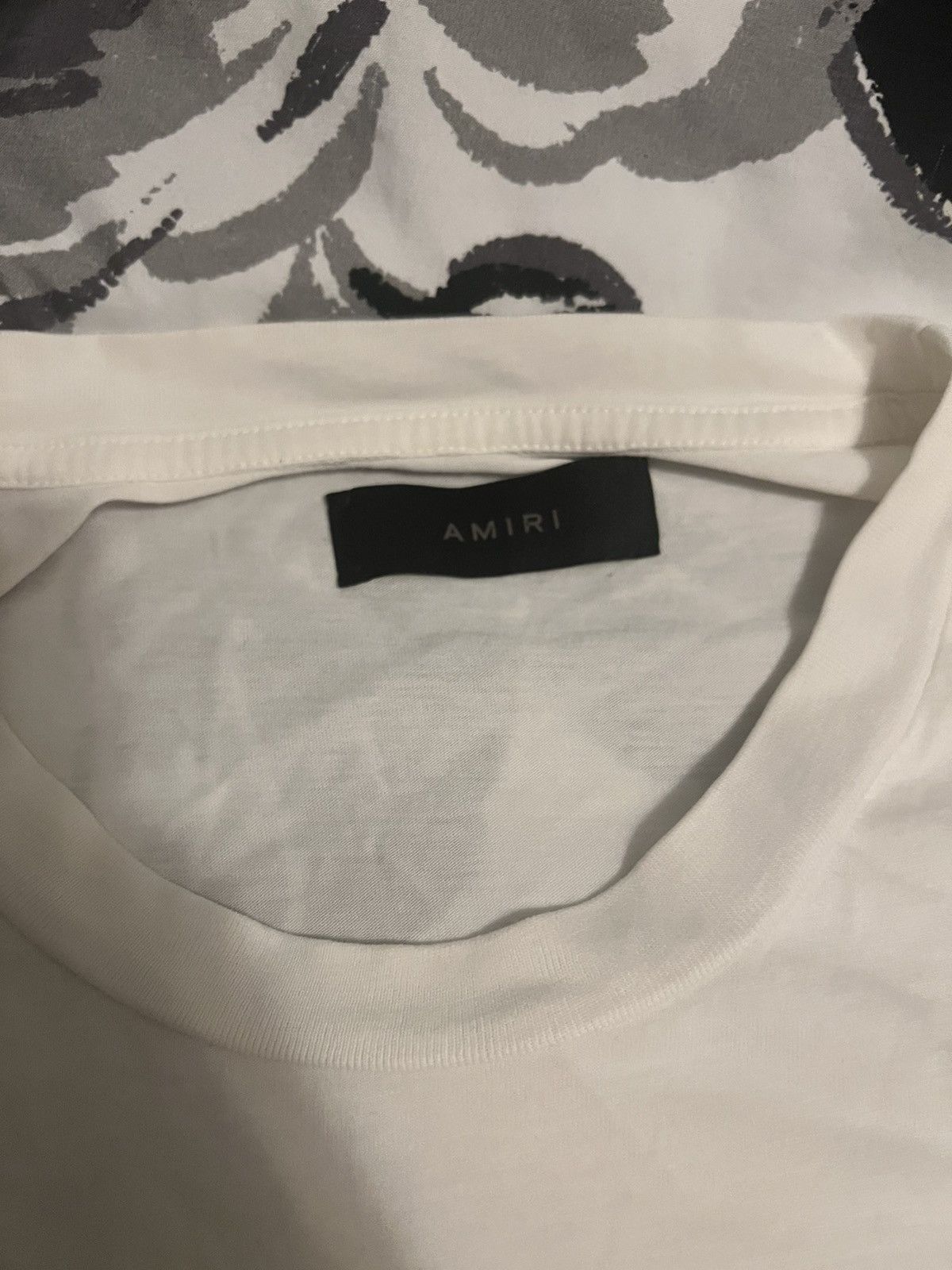 Amiri WHITE/BLACK MA BAR LOGO TEE Size US XXL / EU 58 / 5 - 2 Thumbnail