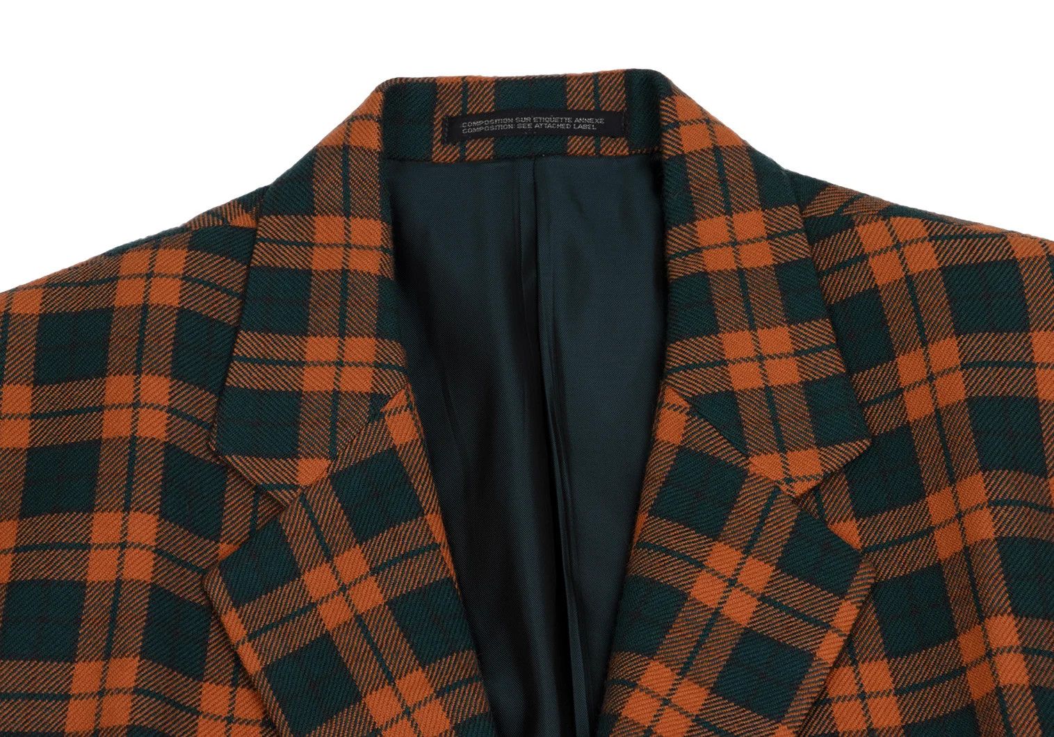 Yohji Yamamoto Yohji Yamamoto Wood Button Check Jacket Size US M / EU 48-50 / 2 - 3 Thumbnail
