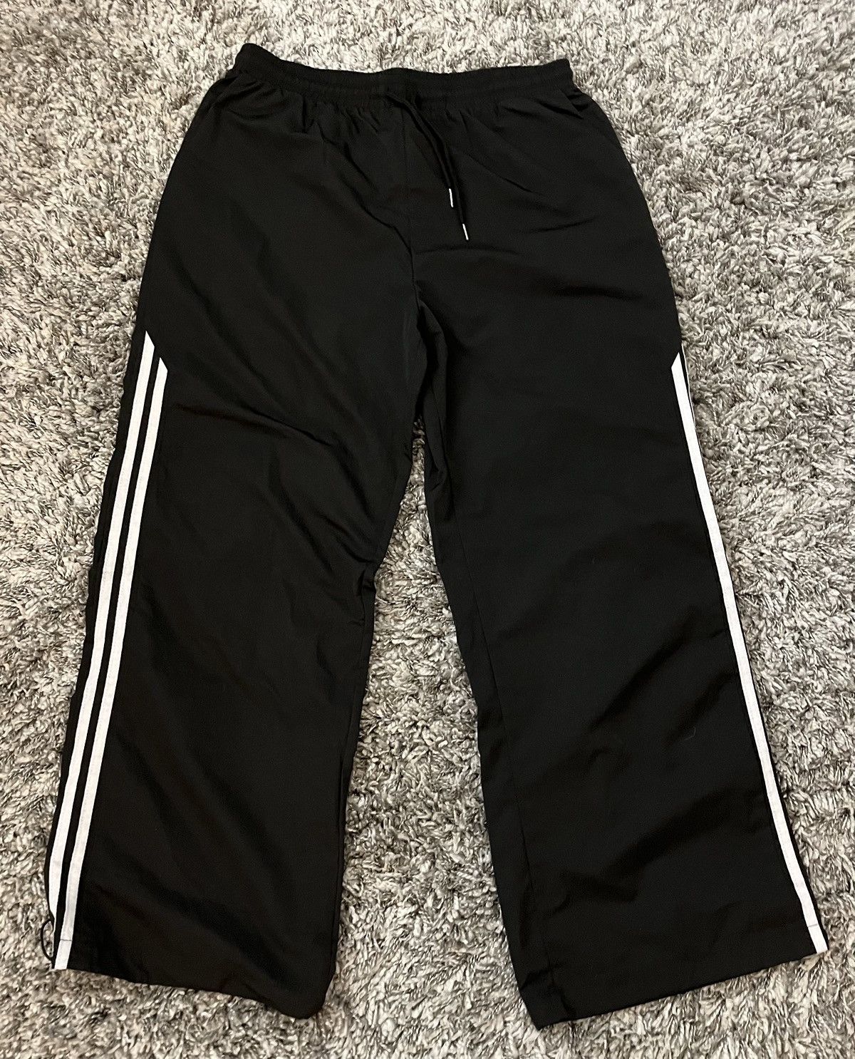 Vintage Y2K Vintage Wide Leg Track Pants Size 34" / US 12 / IT 48 - 1 Thumbnail