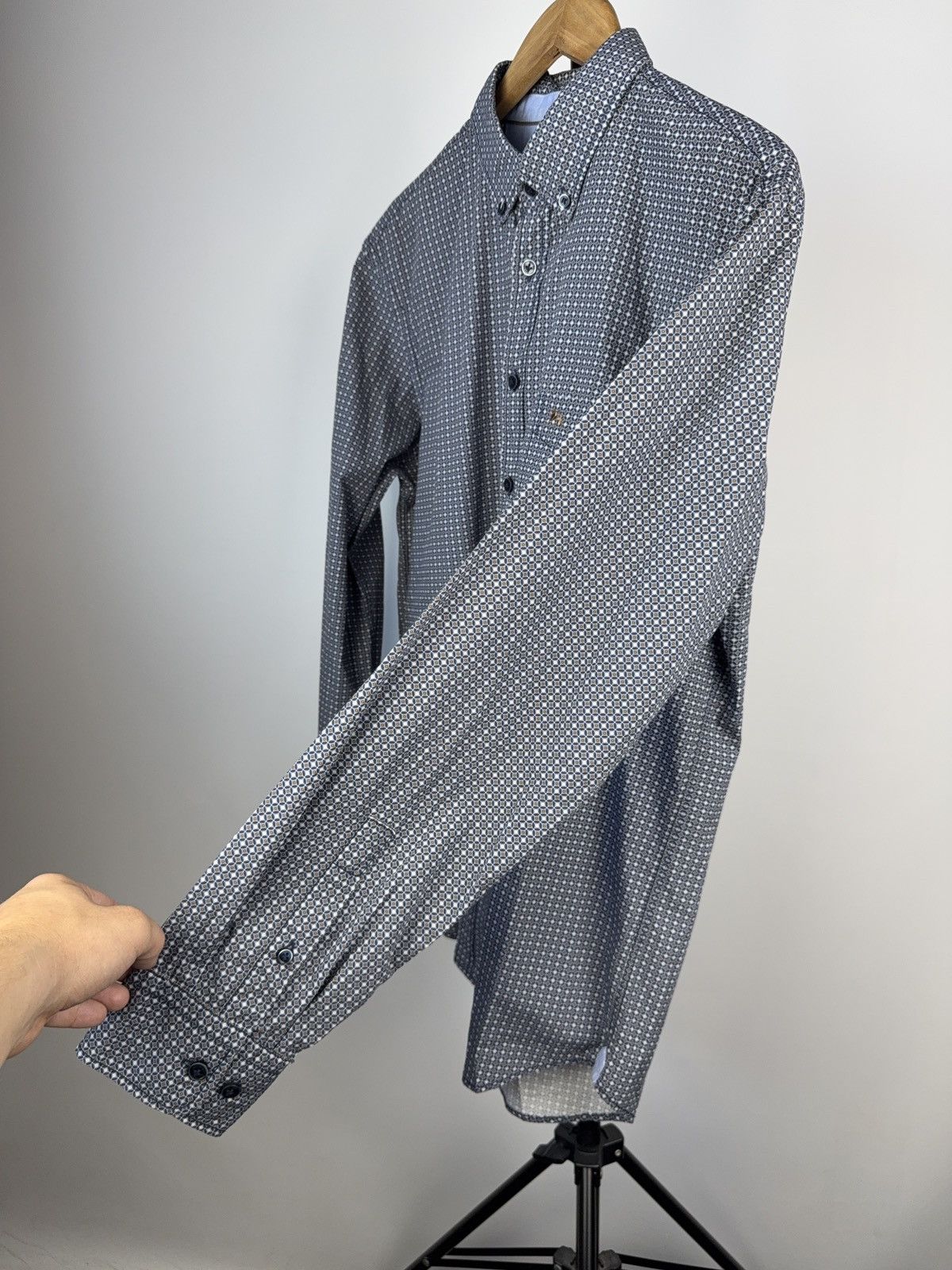 Vintage Vintage Style 00s Designer Paul Kehl Dot pattern Shirt Size US M / EU 48-50 / 2 - 7 Thumbnail