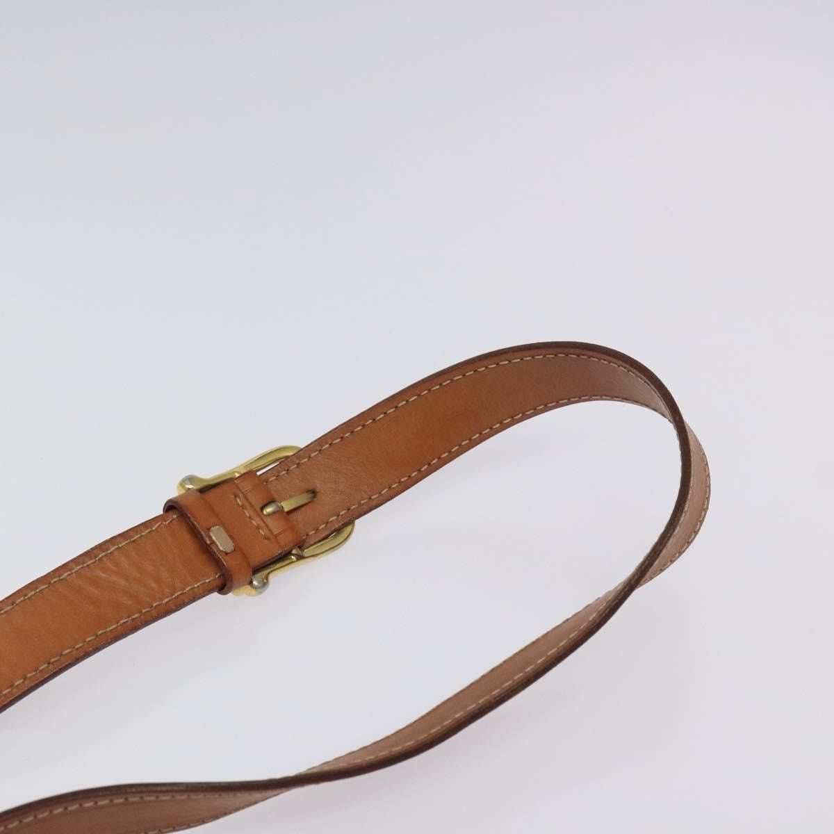Celine CELINE Macadam Canvas Circle Shoulder Bag Pvc Leather Brown Size ONE SIZE - 8 Thumbnail