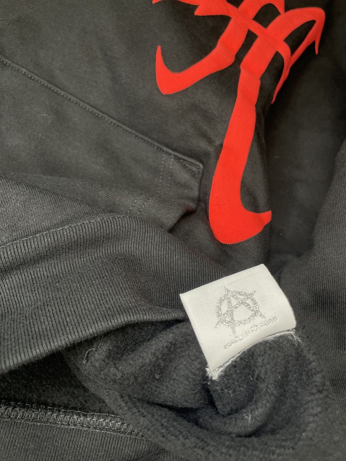 Revenge Revenge Archive hoodie Black/Red Size US M / EU 48-50 / 2 - 3 Thumbnail