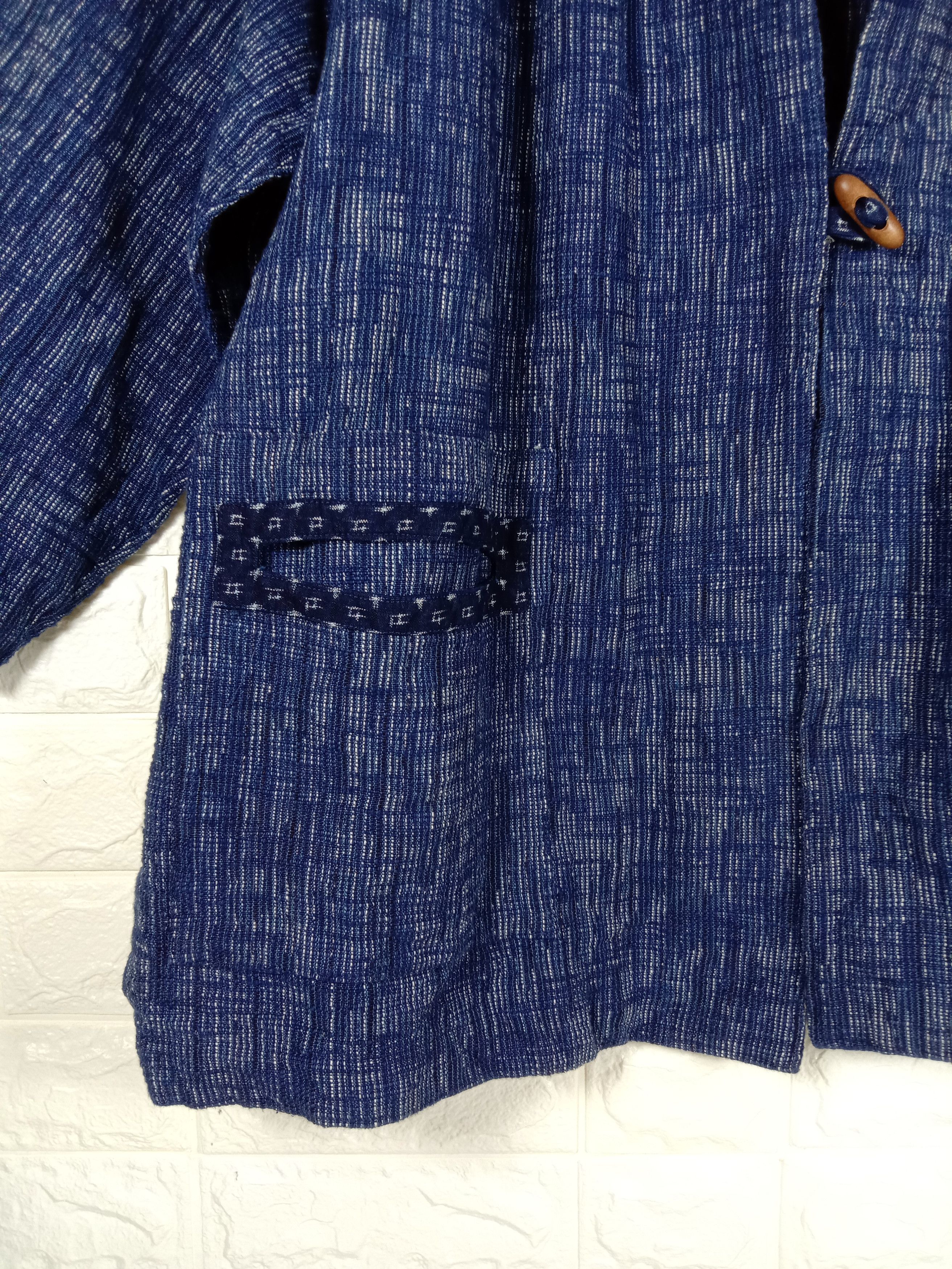 Japanese Brand Vintage Kapital Style Indigo Blue Denim Japanese Kimono Size US XL / EU 56 / 4 - 3 Thumbnail