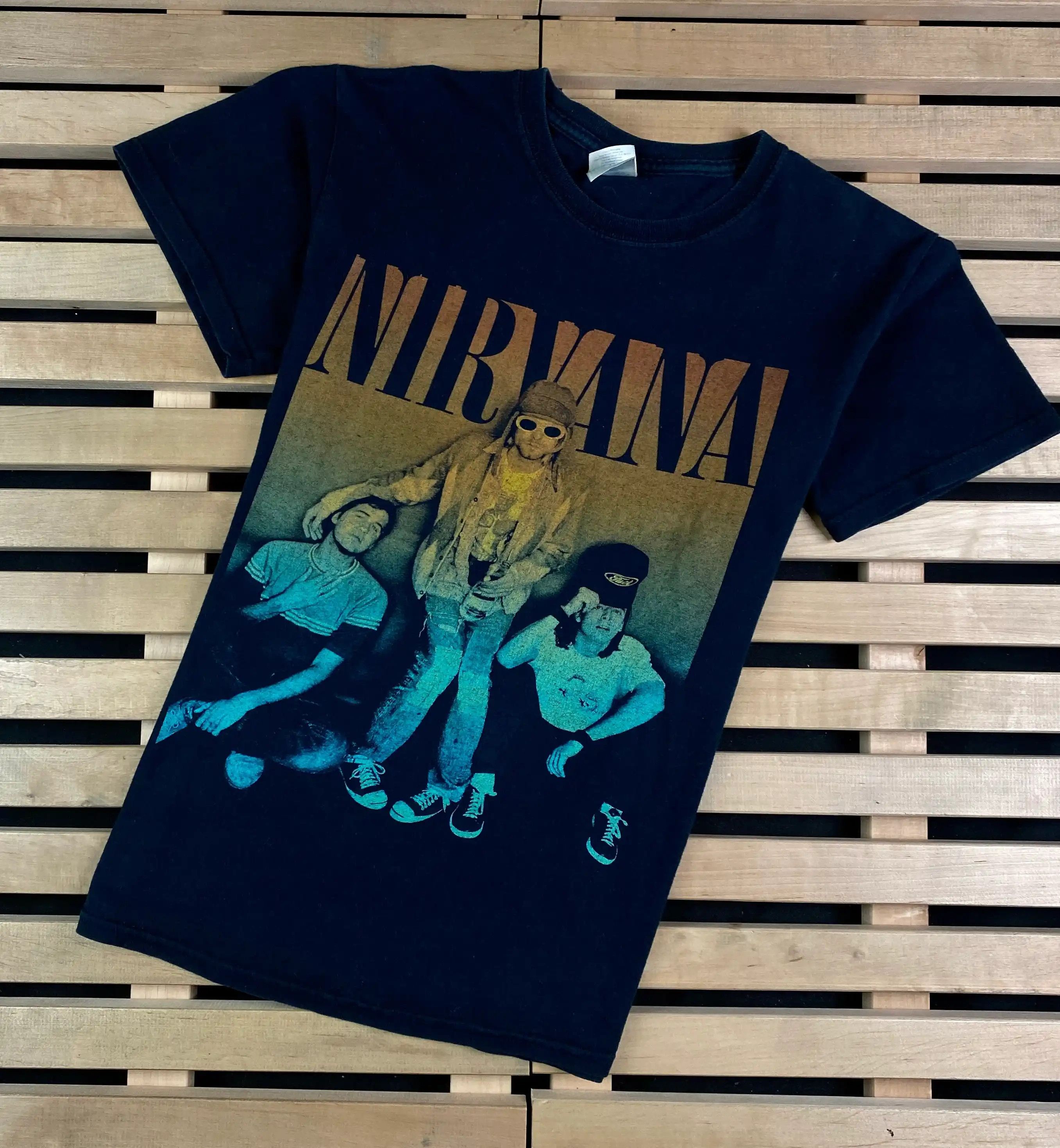 Band Tees × Nirvana × Vintage Men’s Rock T-Shirt Nirvana Vintage Size S Size US S / EU 44-46 / 1 - 1 Thumbnail