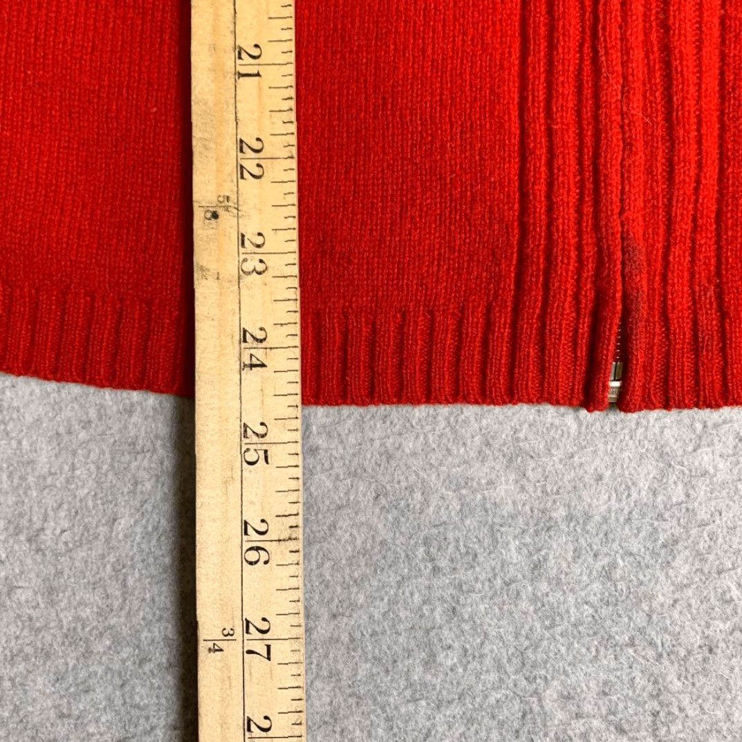 Pendleton Pendleton Vest Womens Size L 100% Lambs Wool Red Zip Front Ribbed Sweter Vest Red Seller: Pendleton Size L / US 10 / IT 46 - 5 Thumbnail