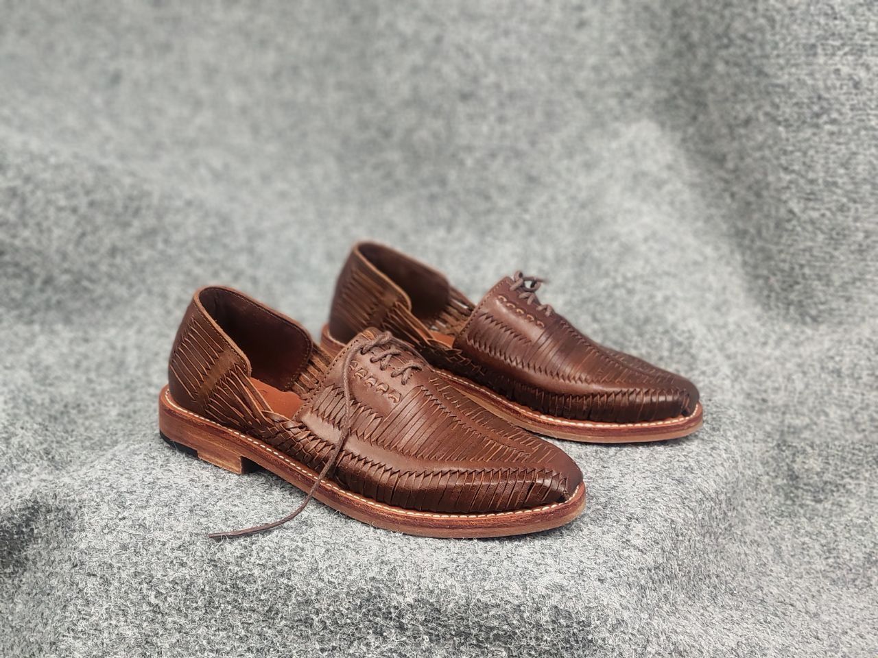 Other Cano Benito Cognac Designer woven leather Casual Shoes Size US 8 / EU 41 - 6 Thumbnail