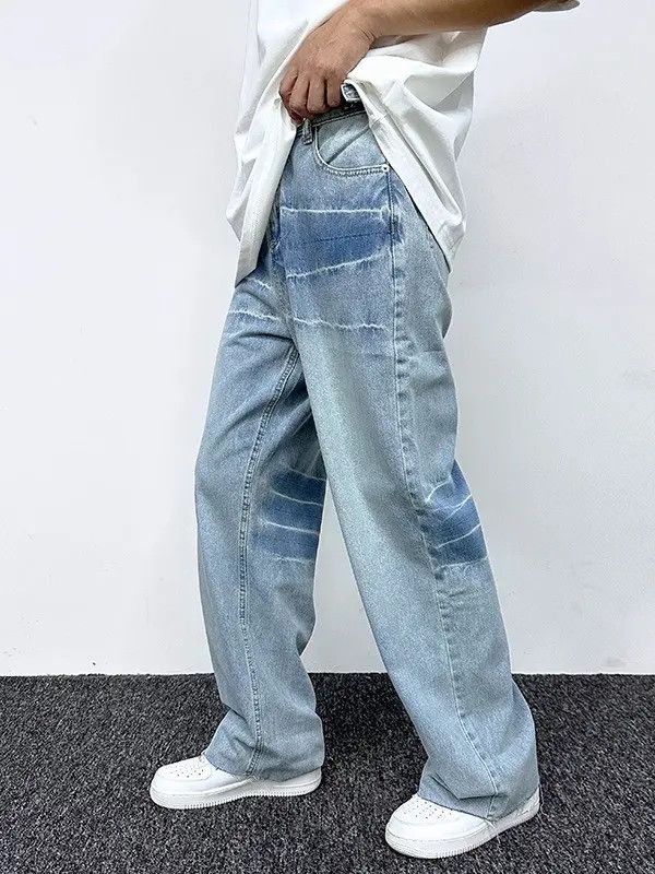 Japanese Brand × Jean Baggy Blue Denim Jeans Size US 30 / EU 46 - 4 Thumbnail