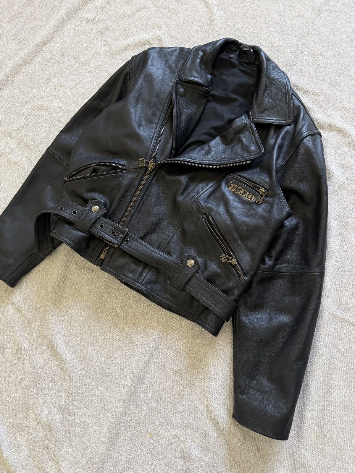 Avirex Vintage biker leather jacket cropped balenciaga style 2000s Size US M / EU 48-50 / 2 - 3 Thumbnail