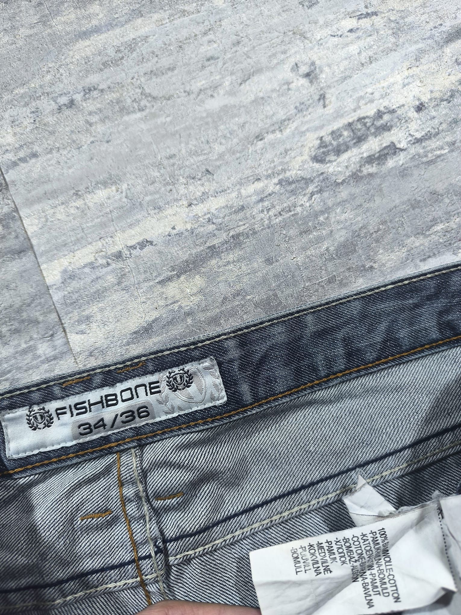 Other Fishbone Y2k Grunge Jeans Unhemmed Distressed Size US 36 / EU 52 - 6 Thumbnail