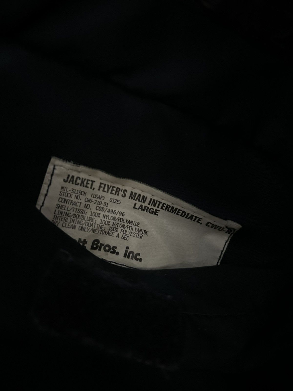 Schott Schott Flight Bomber Jacket Vintage CWU-R Size US L / EU 52-54 / 3 - 4 Thumbnail