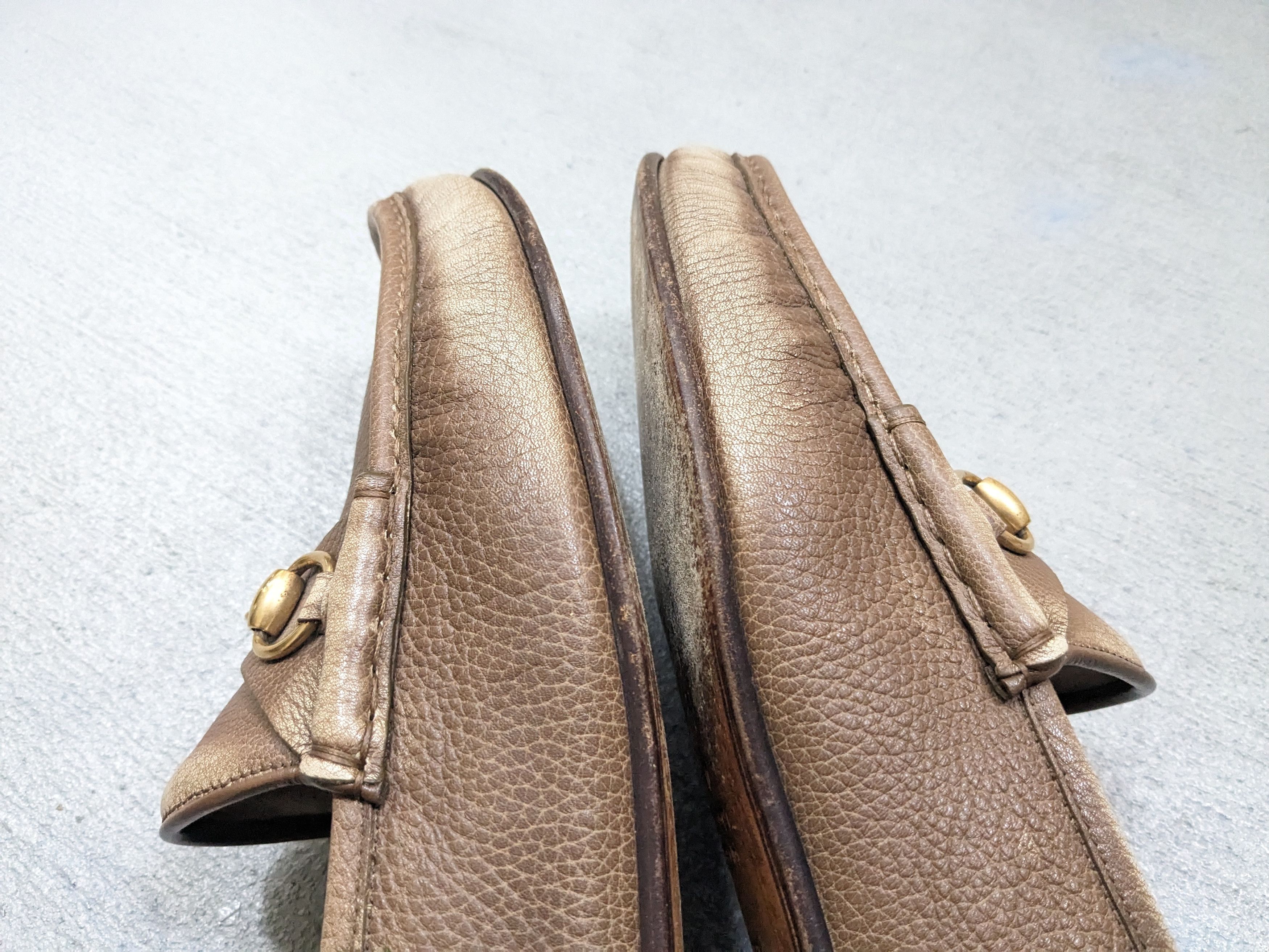 Gucci Gucci Horsebit Loafers Brown Leather Size 11 Italy Slip On Size US 11 / EU 44 - 9 Thumbnail