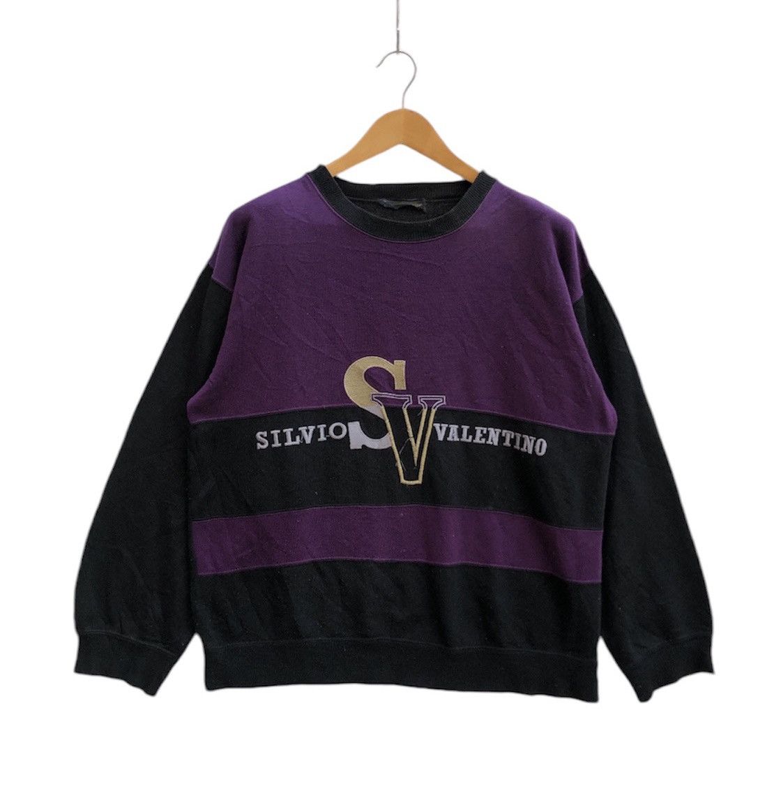 Other SILVIO VALENTINO Crew Neck Sweatshirt #0912-30 Size US L / EU 52-54 / 3 - 1 Thumbnail