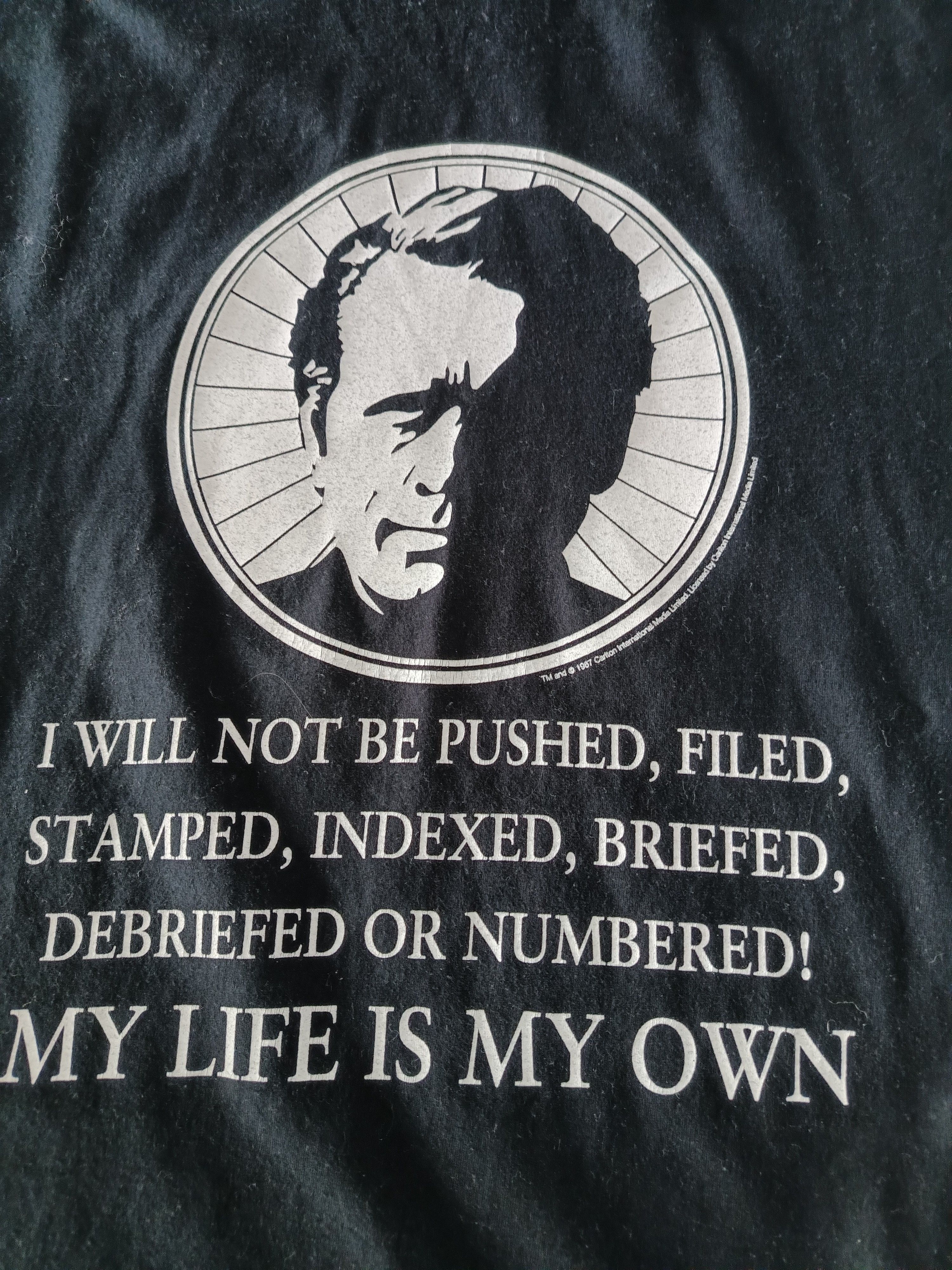 Vintage 2000’s The Prisoner Movie Graphic Tshirt Medium Size US XL / EU 56 / 4 - 3 Thumbnail