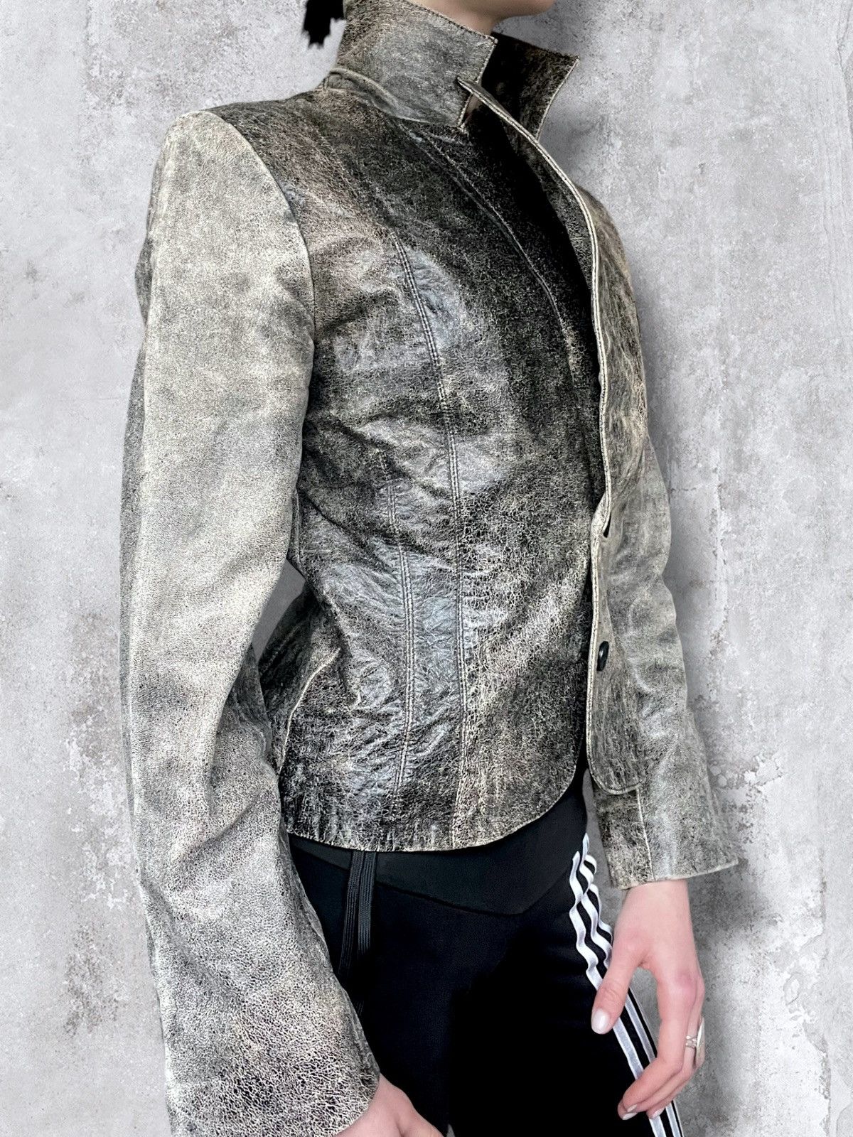 Other Blazer Leather Jacket Vintage indie sleaze Archive Size M / US 6-8 / IT 42-44 - 4 Thumbnail