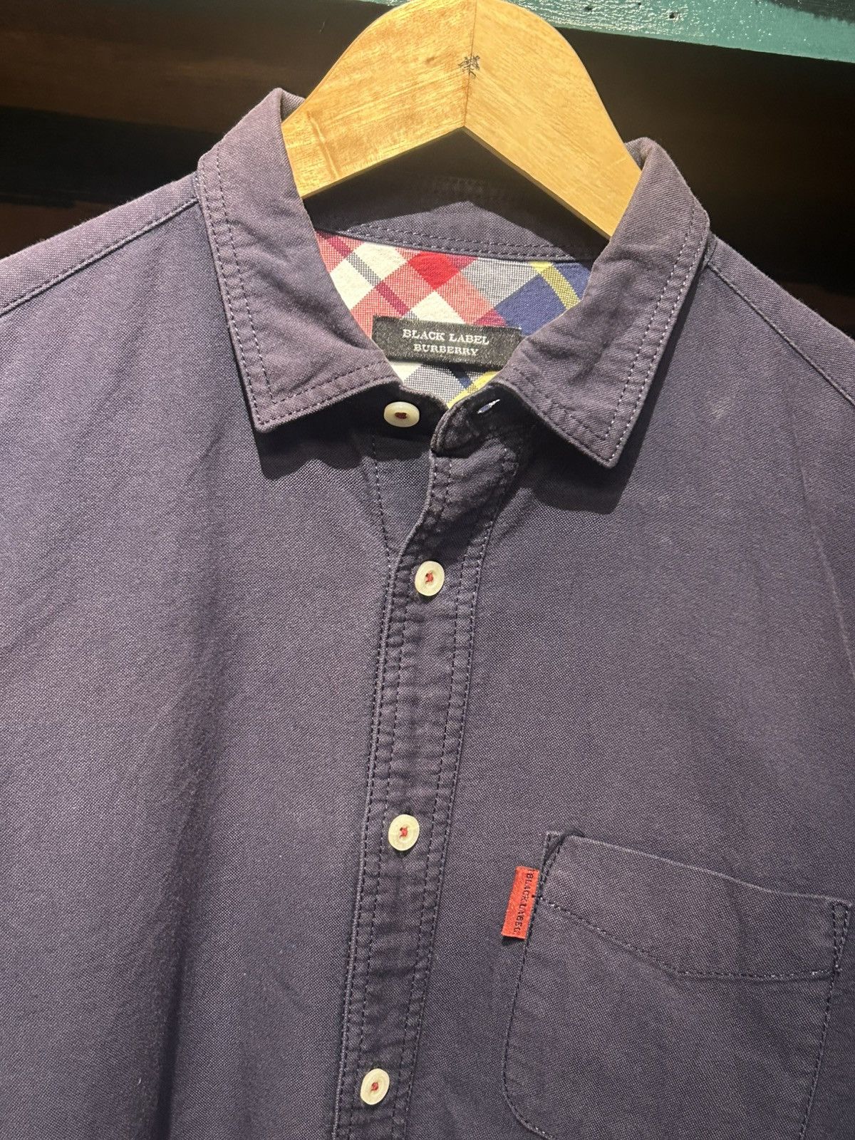 Burberry Burberry Black Label Purple Shirt Size US M / EU 48-50 / 2 - 3 Thumbnail
