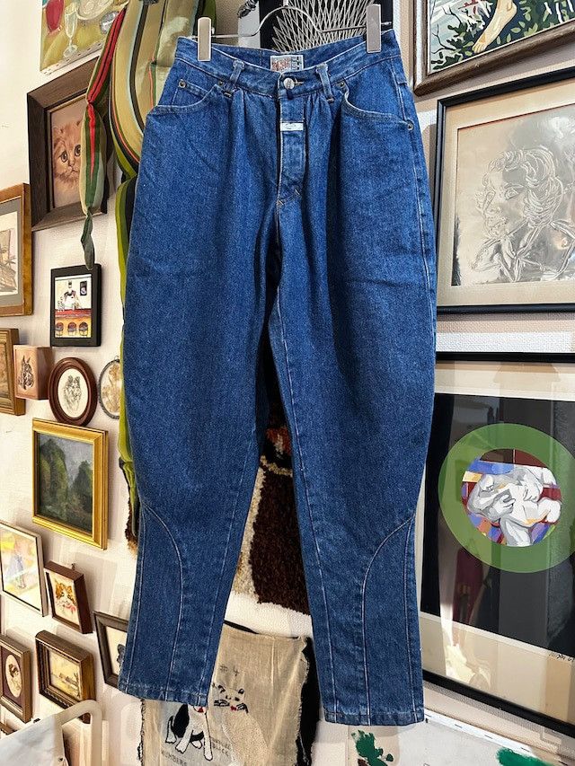 CLOSED × Marithe + Francois Girbaud Vintage MFG x Closed “Basic” Curved Seam Tapered Denim Jeans Size US 26 / EU 42 - 1 Thumbnail
