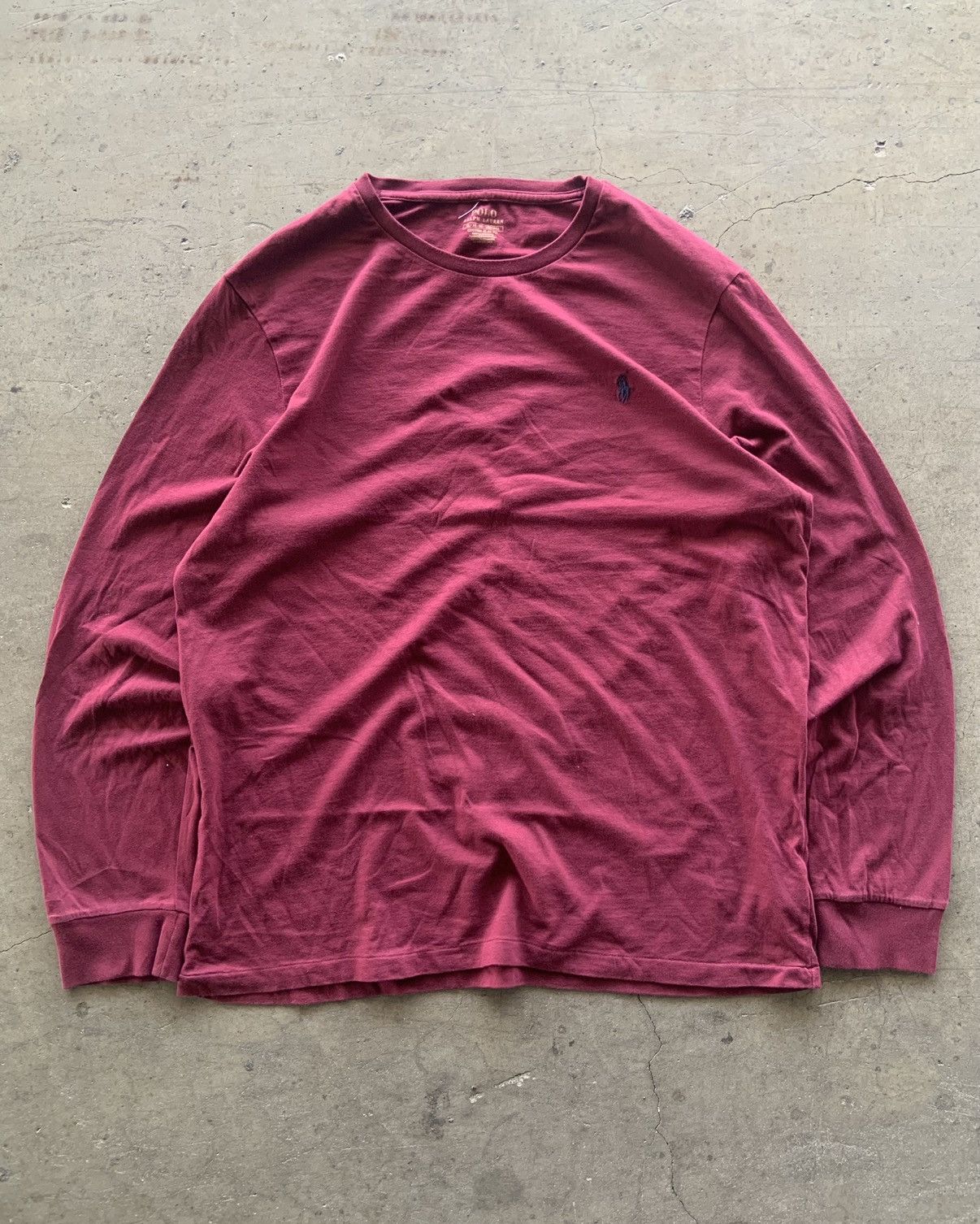 Japanese Brand × Polo Ralph Lauren × Vintage 2000s Polo Ralph Laurent Burgundy Size US L / EU 52-54 / 3 - 1 Thumbnail