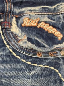 If Six Was Nine Vintage RedPepper Flare Bootcut Jeans Size 30" / US 8 / IT 44 - 5 Thumbnail