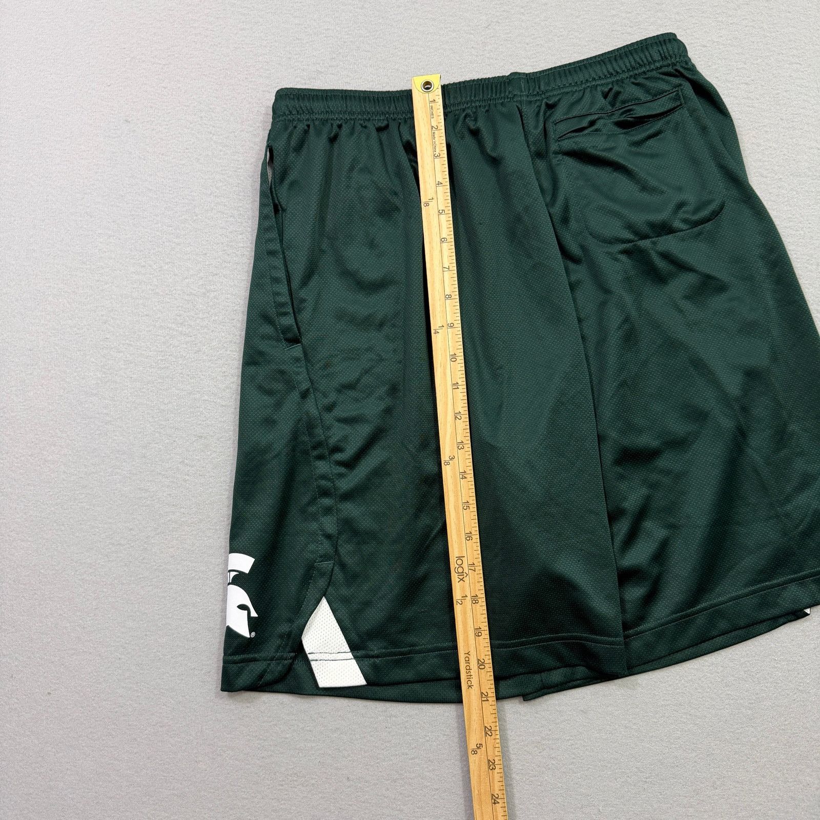 Nike Nike Michigan State Spartans Shorts Men's Large Green Size US 32 / EU 48 - 11 Thumbnail