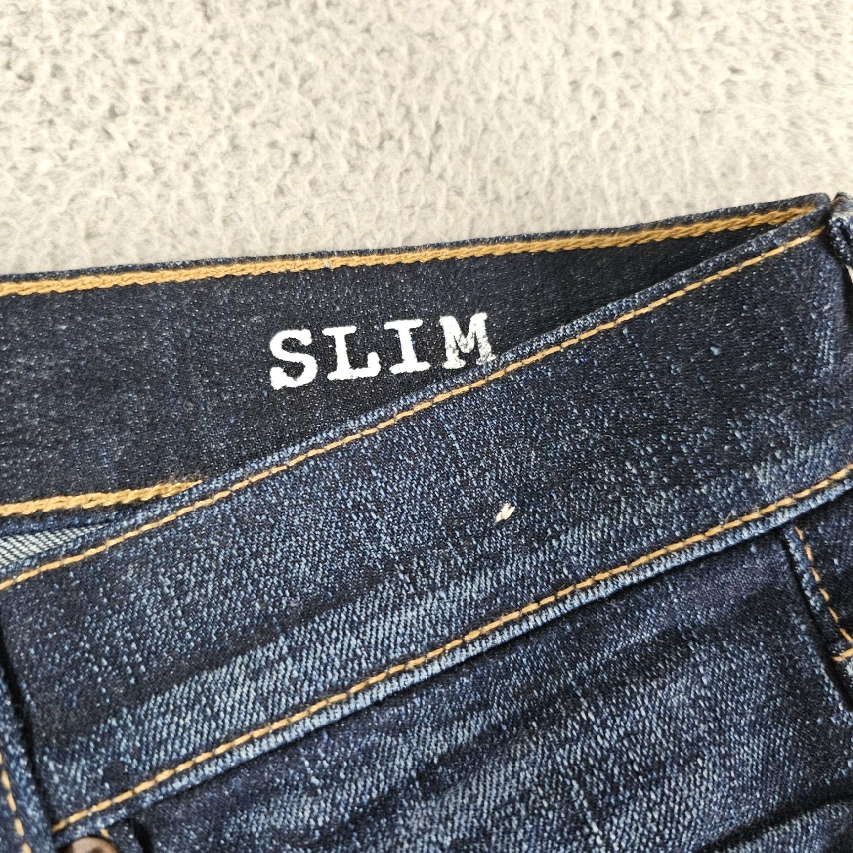 Madewell Madewell Jeans Mens 31x32 Blue Slim Fit Denim Dark Wash 5-Pocket Zip Fly Pockets J9526 Tapered Slim Mens Size US 31 - 4 Thumbnail