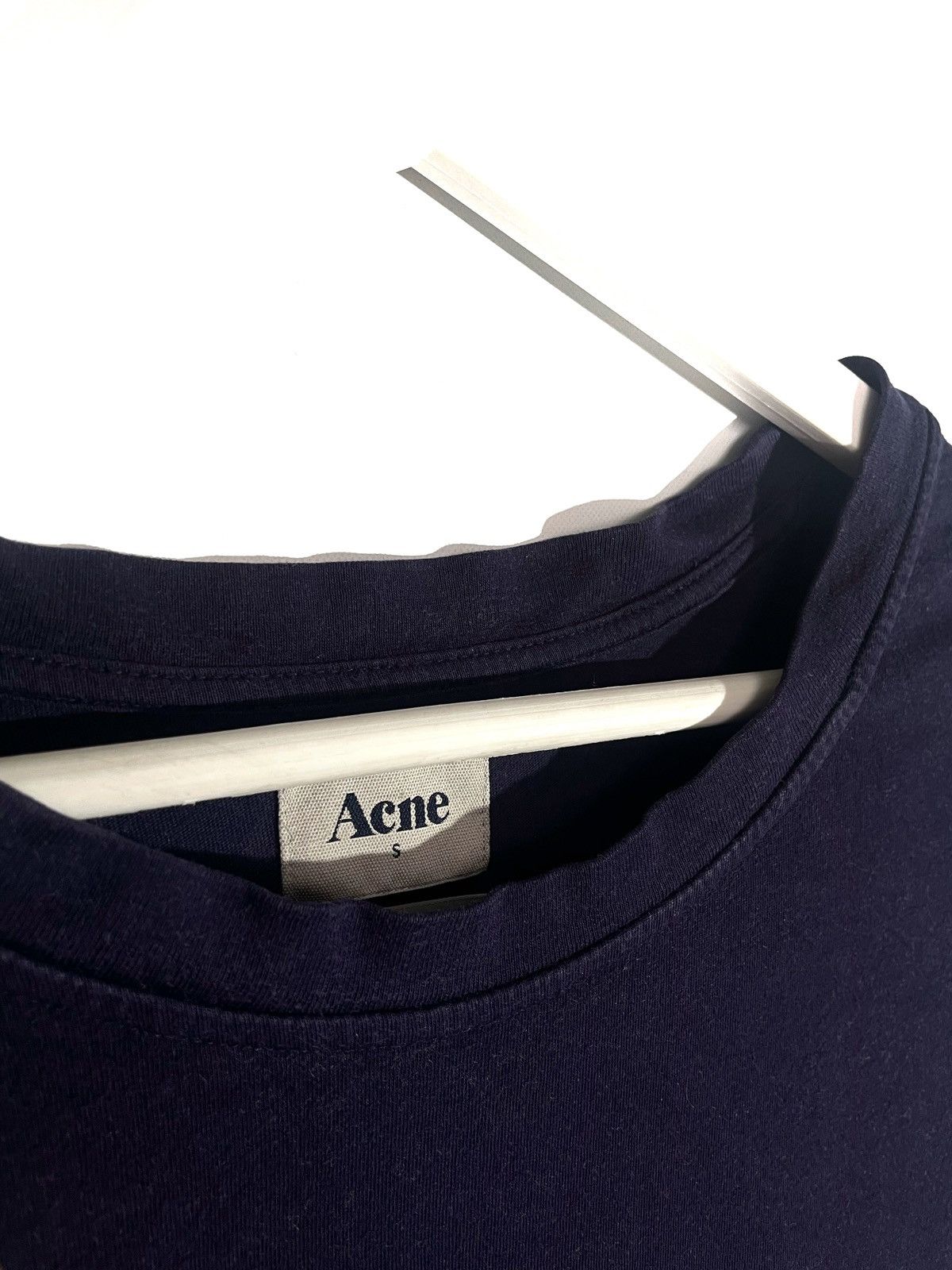 Acne Studios × Designer Acne Basic Pop Tees Less Men Size S Dark Blue Color Cotton Size US S / EU 44-46 / 1 - 4 Thumbnail