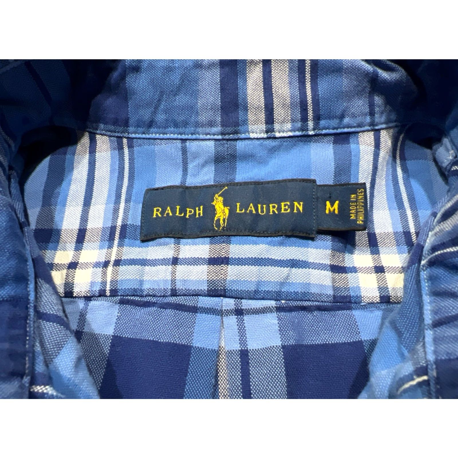 Polo Ralph Lauren Polo Ralph Lauren Blue Plaid Button Down Shirt Men's Medium Long Sleeve Classic Preppy Size US M / EU 48-50 / 2 - 7 Thumbnail