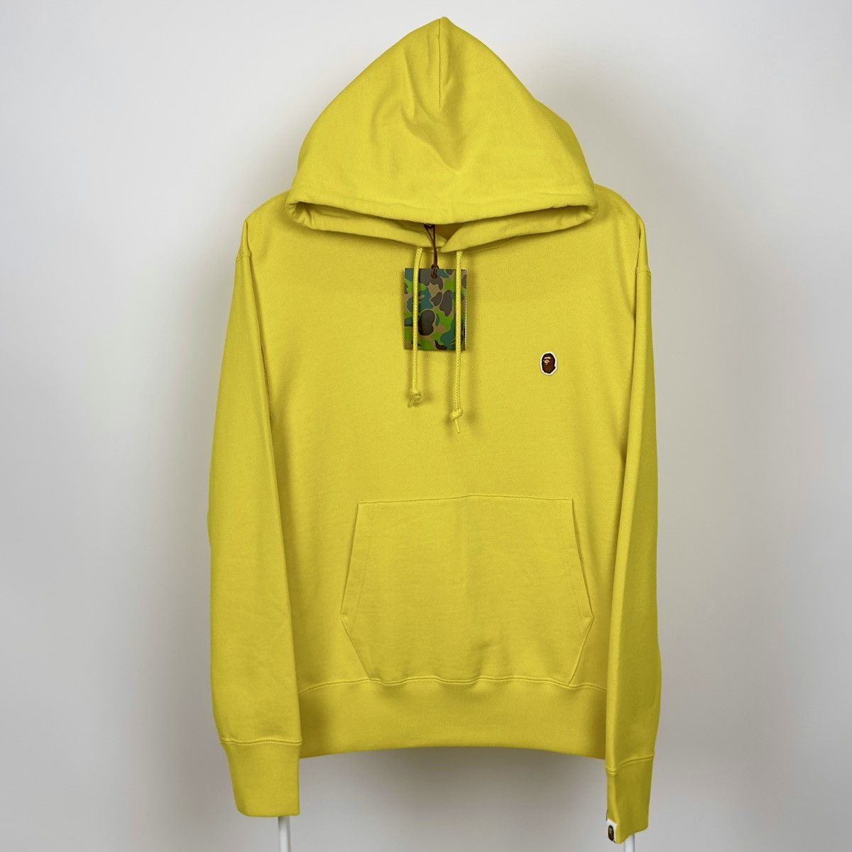 Bape Bape Ape Head One Point Relaxed Fit Hoodie Yellow Size US S / EU 44-46 / 1 - 4 Thumbnail