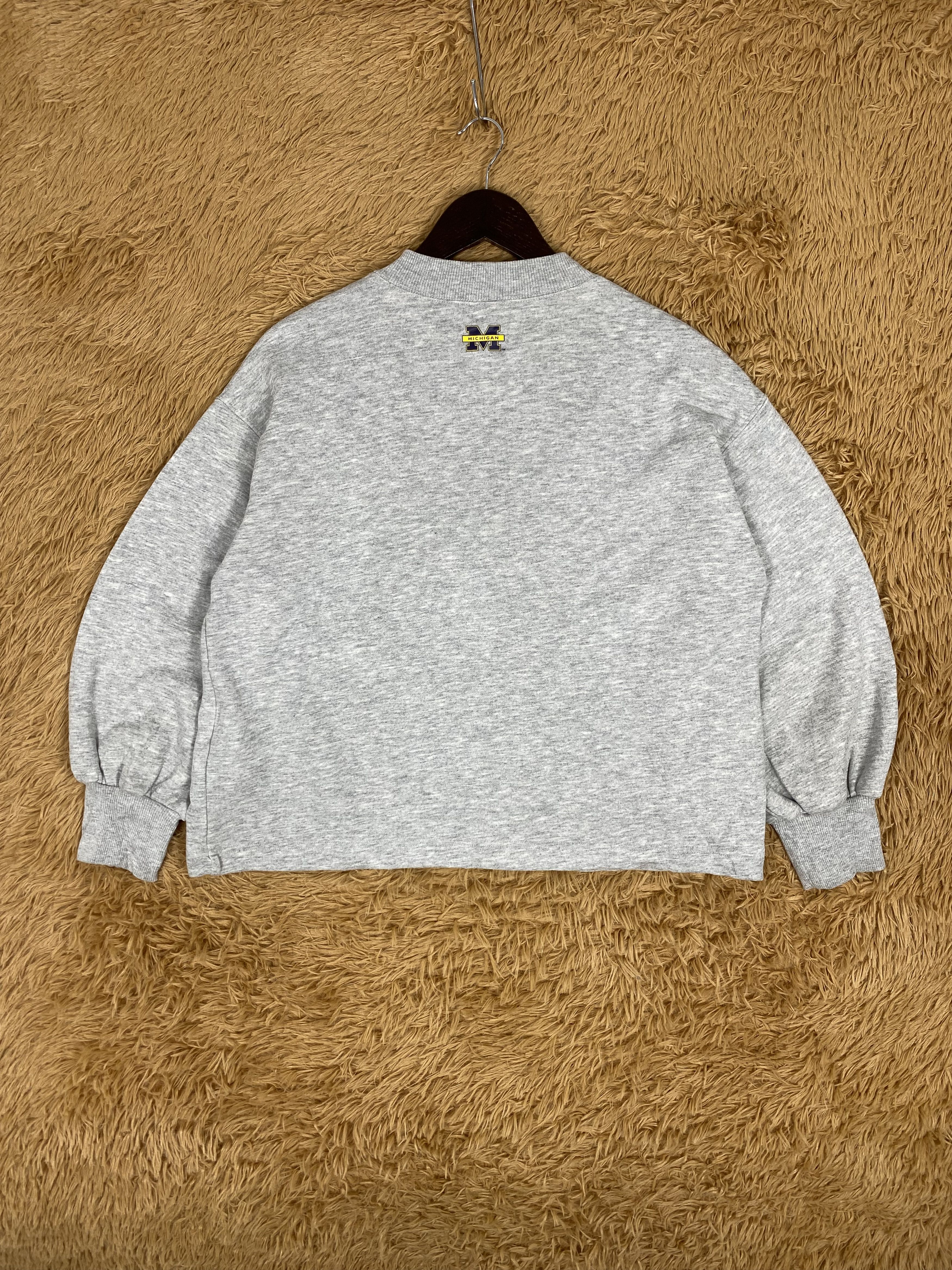 GU Vintage University Of Michigan Sweatshirt PS0032 Size US S / EU 44-46 / 1 - 5 Thumbnail