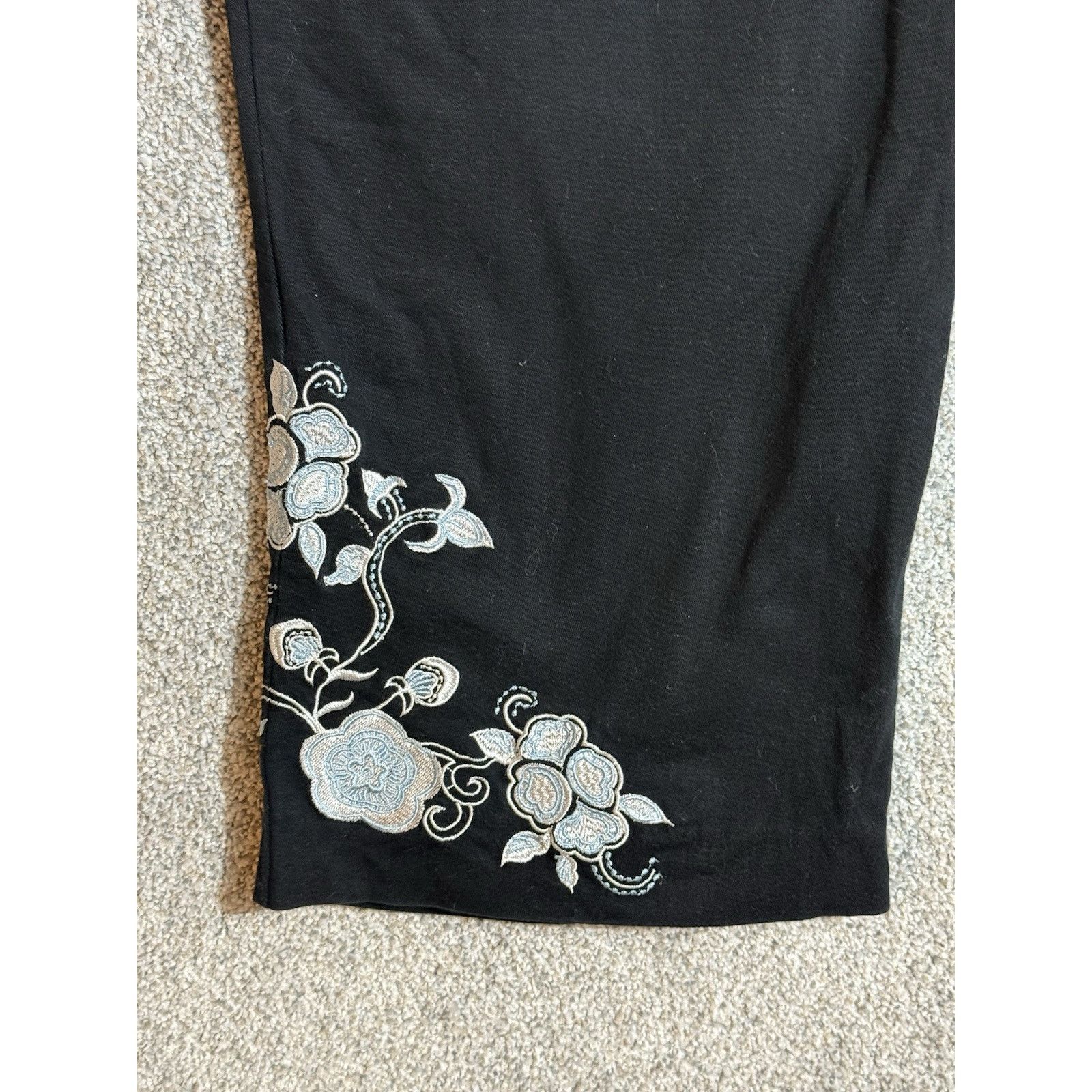 Geoffrey Beene Vintage 90s Y2K Geoffrey Beene Capri Women 16 Embroidered Size 38" / US 16 / IT 52 - 2 Thumbnail