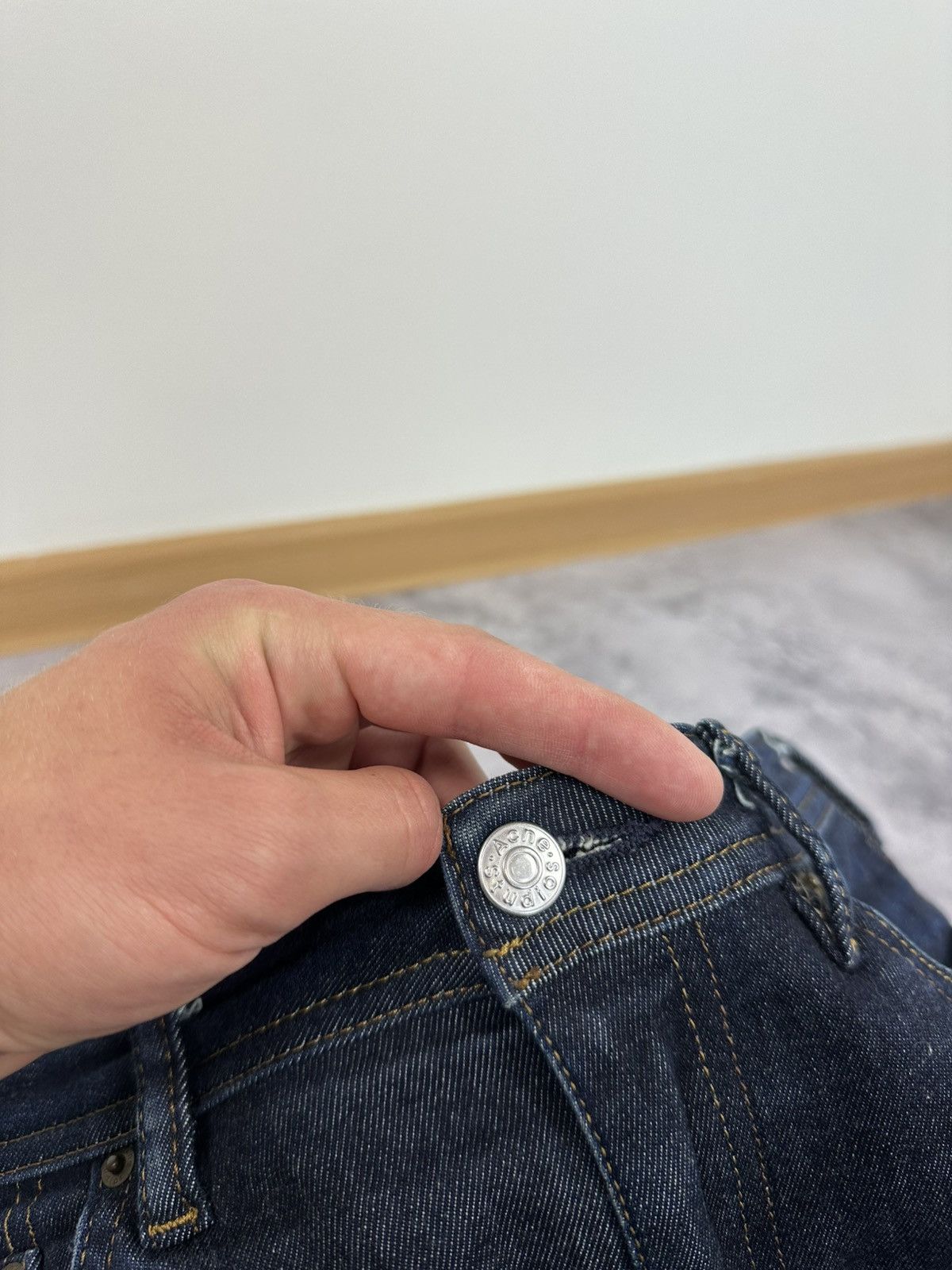Acne Studios Vintage Acne Studios Avant Garde Slim Climb Indigo Y2K Jeans Size US 28 / EU 44 - 16 Thumbnail