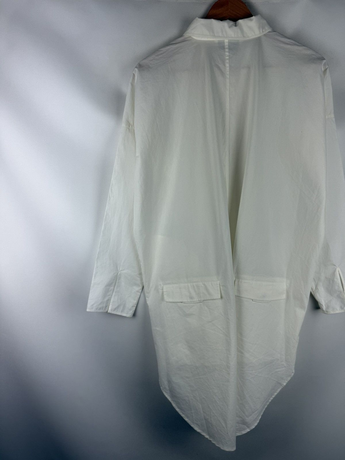 Acne Studios Acne Studios Lash Poplin Tech Oversize L/S Shirt Dress Size XS / US 0-2 / IT 36-38 - 20 Thumbnail