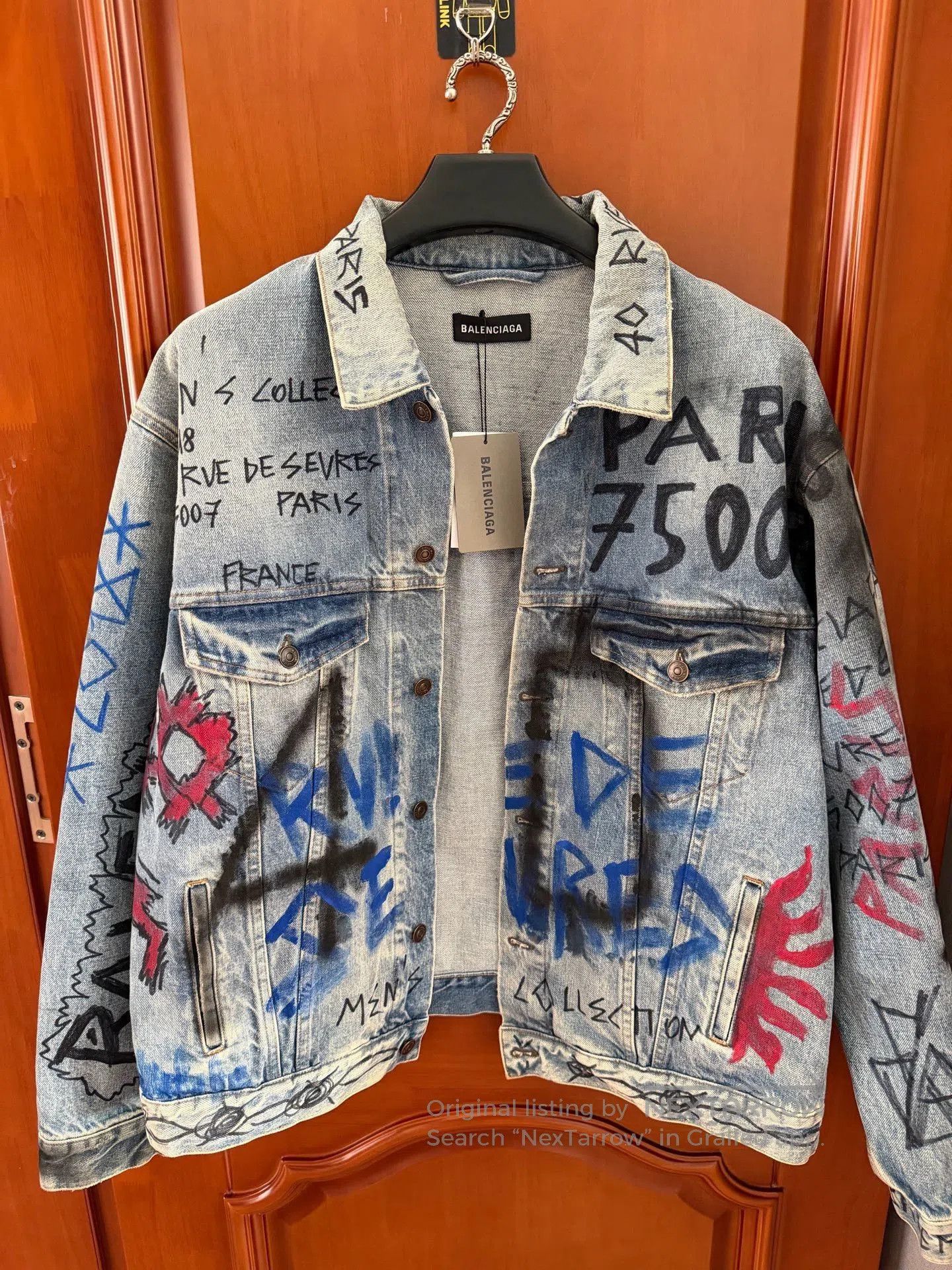 Balenciaga Balenciaga 2018 Paris Limited Denim Jacket. Size US S / EU 44-46 / 1 - 1 Thumbnail