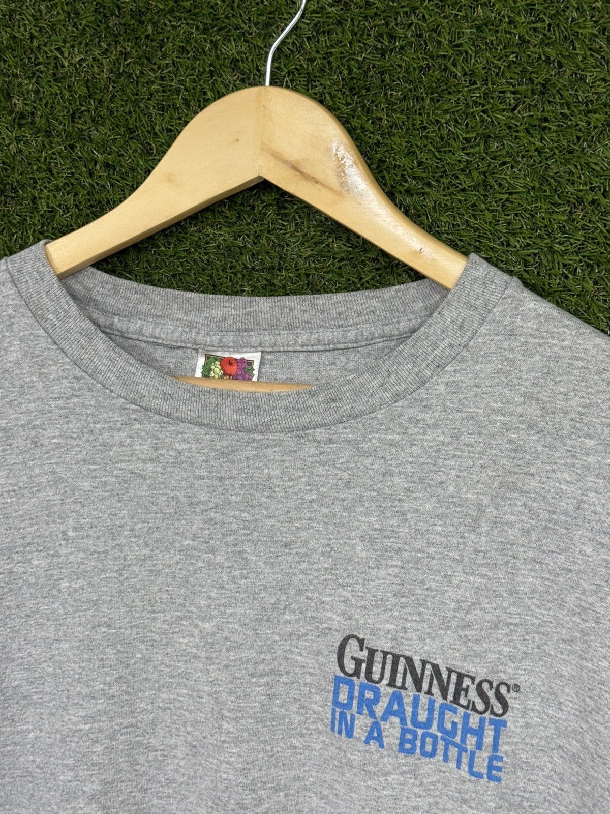 Vintage Vintage Guinness Draught Draft Beer Grey Heavyweight Tee XL Size US XL / EU 56 / 4 - 5 Thumbnail