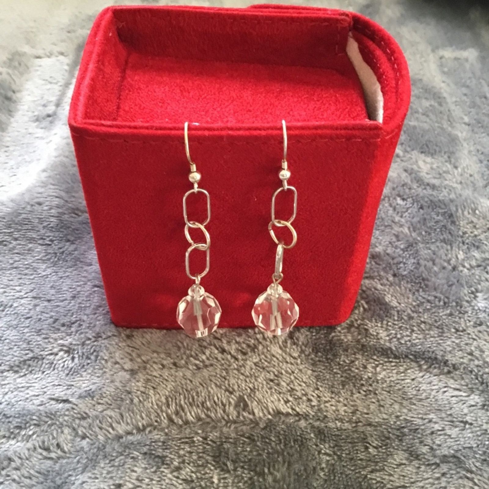 Other Silver Oval Chain-link Crystals Set Size ONE SIZE - 5 Thumbnail