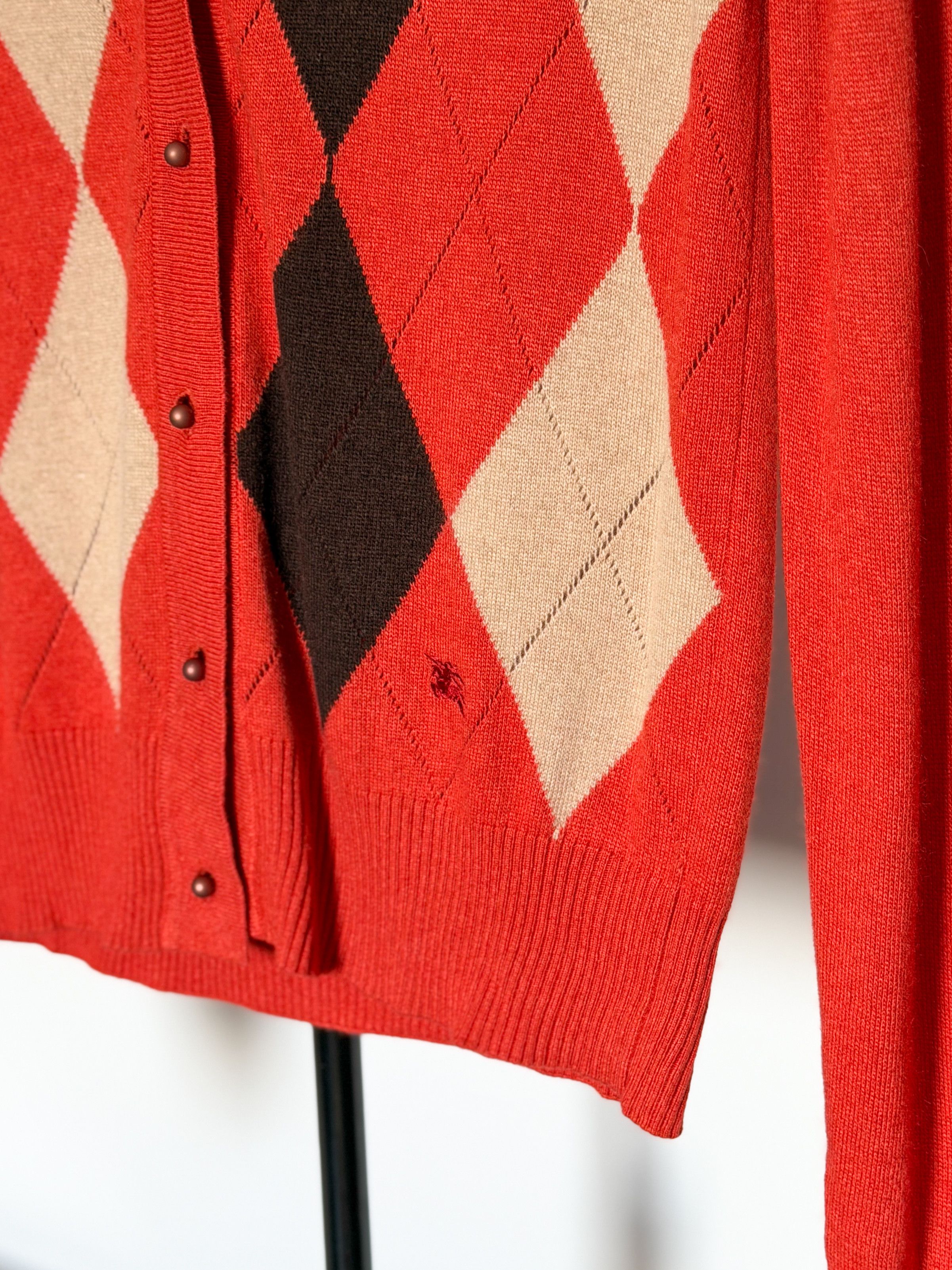 Burberry Burberry London Vintage Women`s Cardigan Size M / US 6-8 / IT 42-44 - 4 Thumbnail