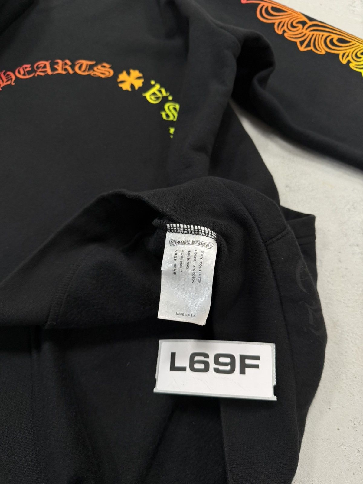 Chrome Hearts Chrome Hearts Gradient Horseshoe Hoodie Black Medium Size US M / EU 48-50 / 2 - 5 Thumbnail