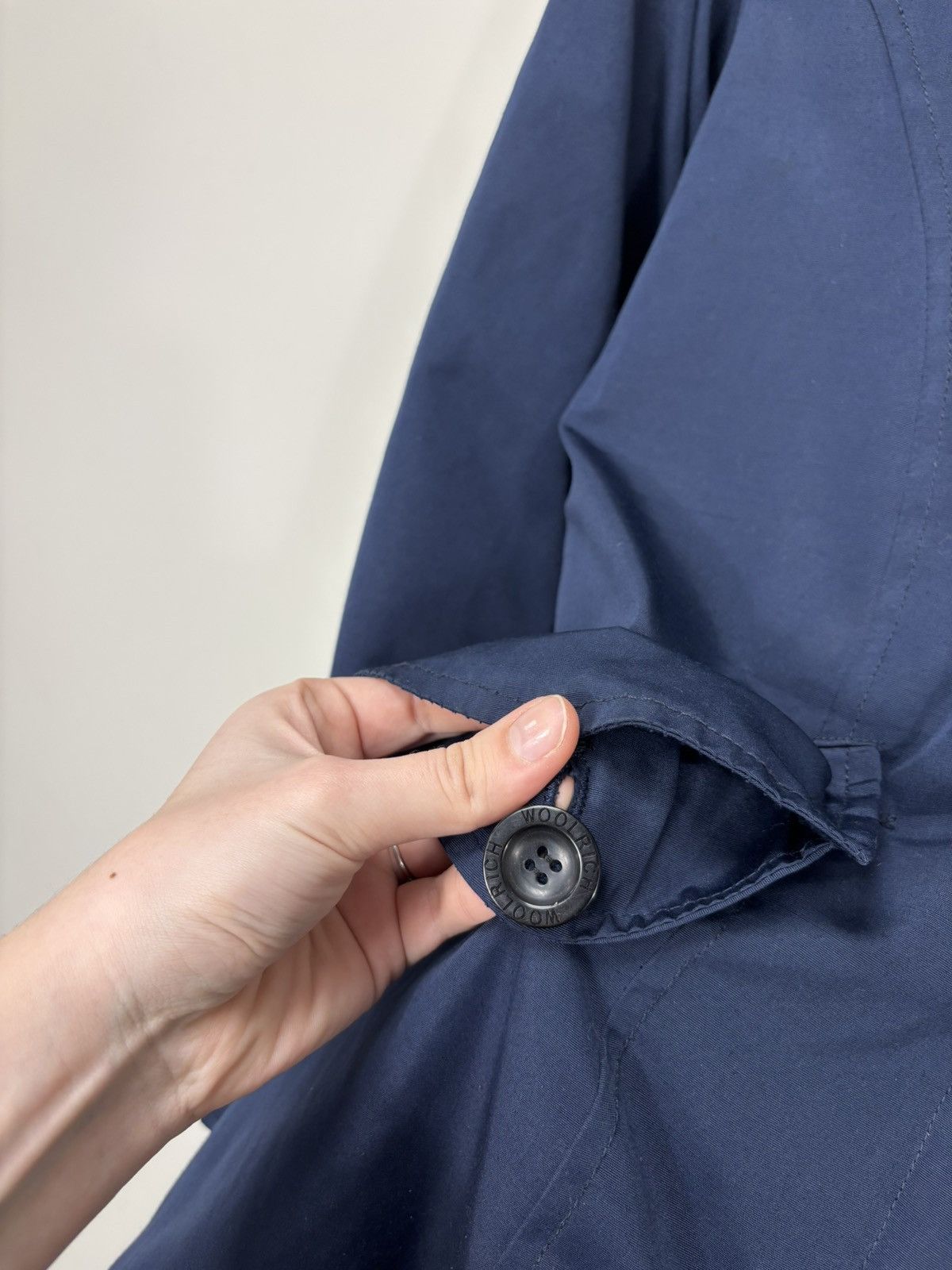 Woolrich Woolen Mills Woolrich Women’s Blue Hooded Down Puffer Jacket Parka Coat Size XS / US 0-2 / IT 36-38 - 12 Thumbnail