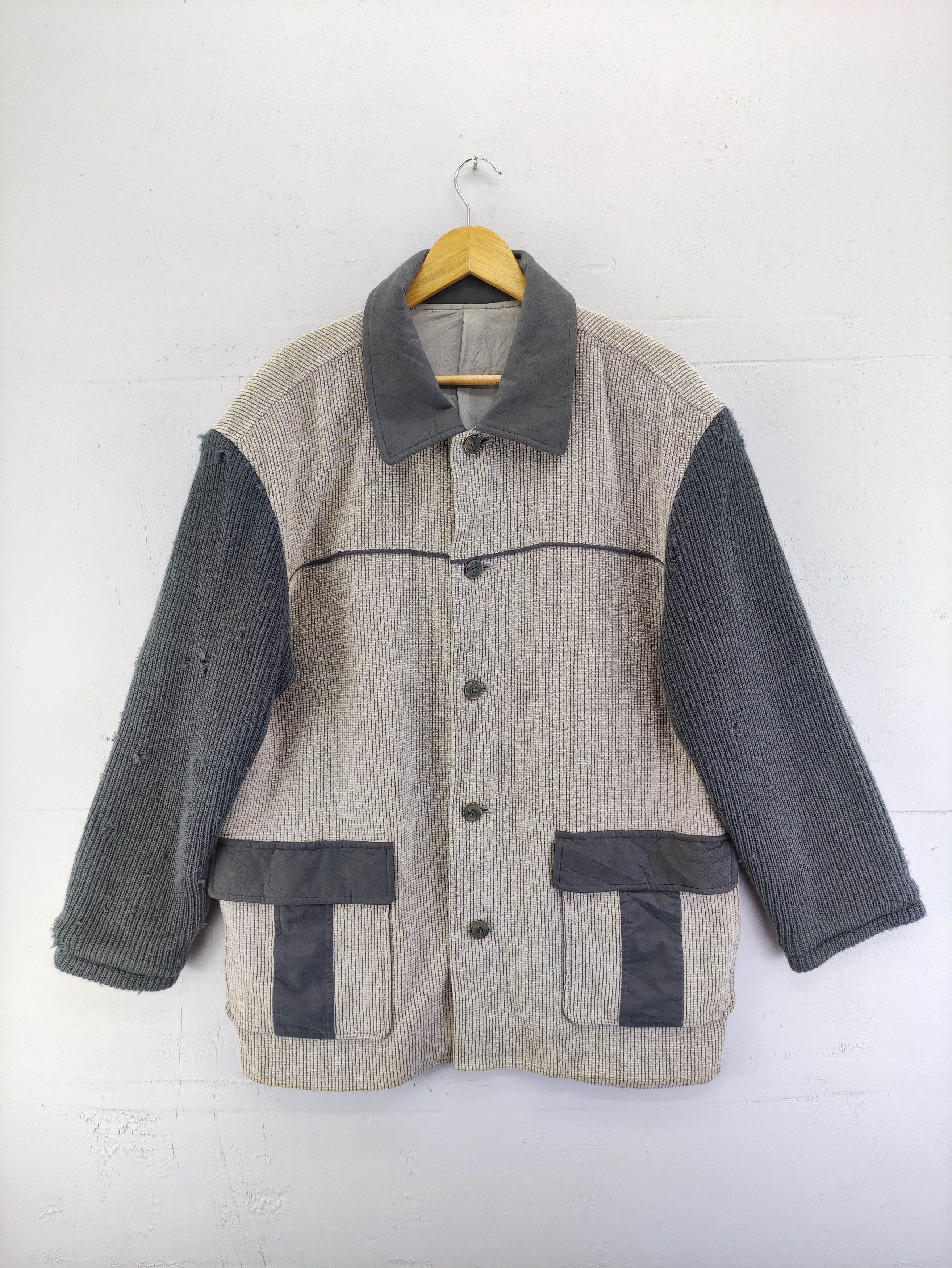 Balenciaga Balenciaga Sports Color Block Distressed Jacket Button Up Size US L / EU 52-54 / 3 - 1 Thumbnail