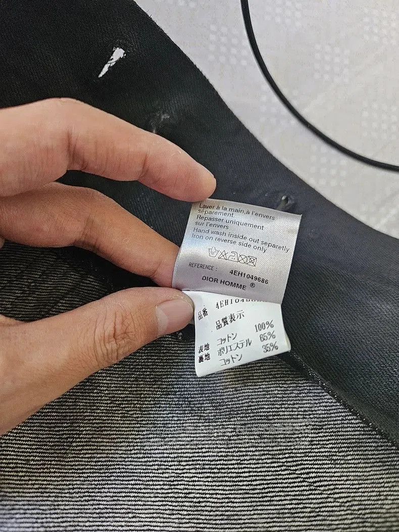 Dior Dior Homme Distressed Denim Jacket. Size US S / EU 44-46 / 1 - 9 Thumbnail