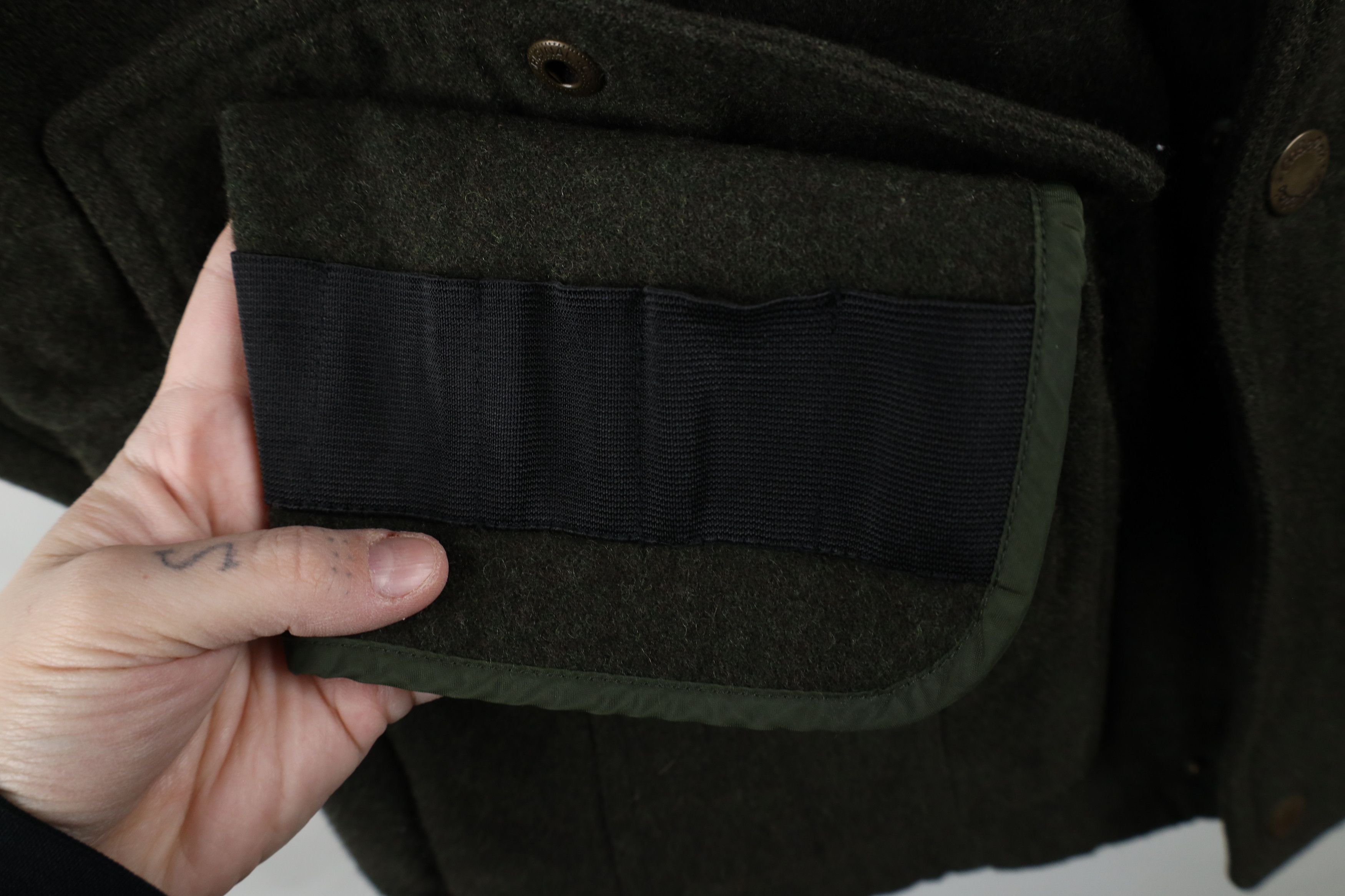 Cabelas × Vintage Vintage Cabelas Heavyweight Wool Chore Barn Jacket Green Size US XL / EU 56 / 4 - 5 Thumbnail