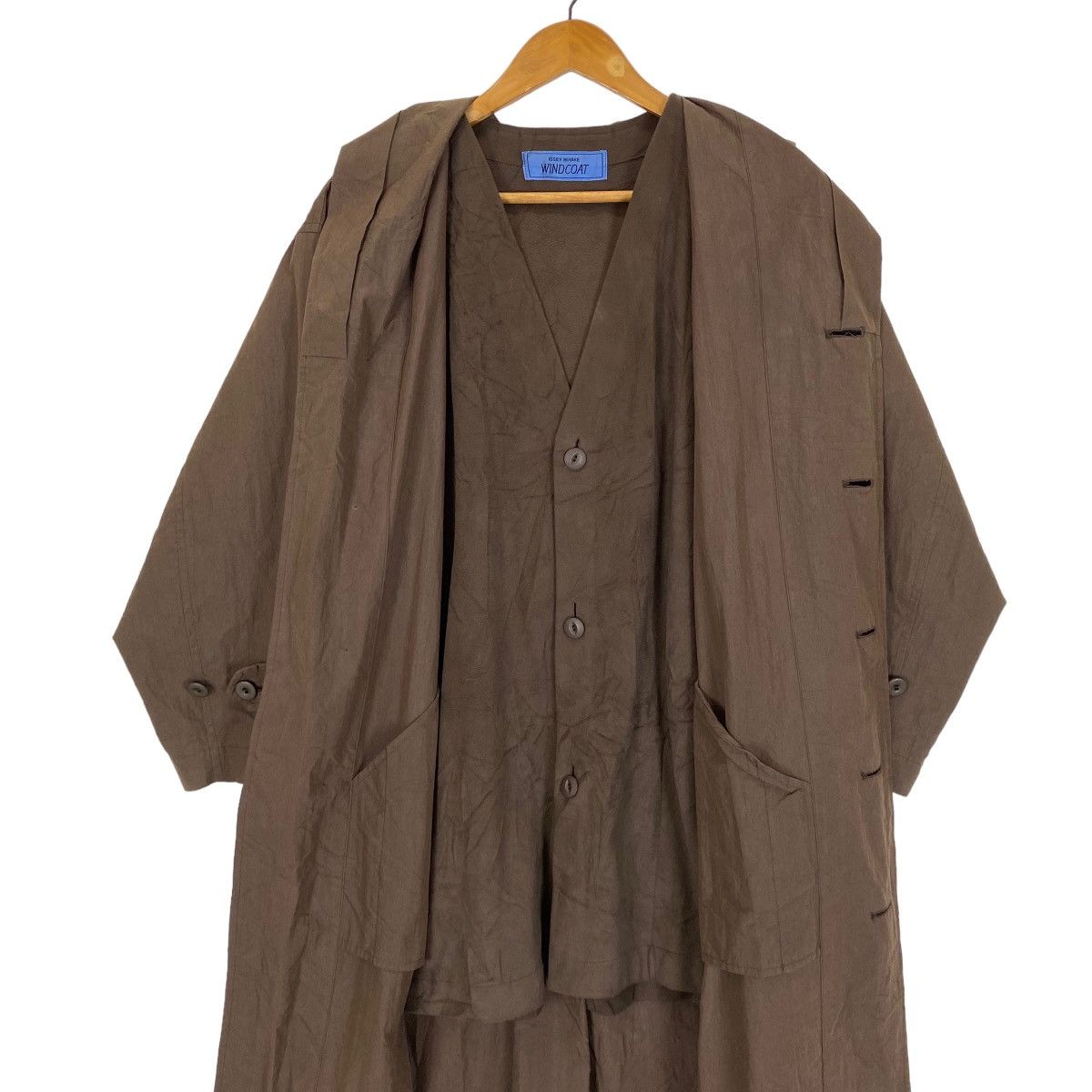 Issey Miyake ✨Vtg Windcoat ISSEY MIYAKE long oversize coat Size US M / EU 48-50 / 2 - 4 Thumbnail