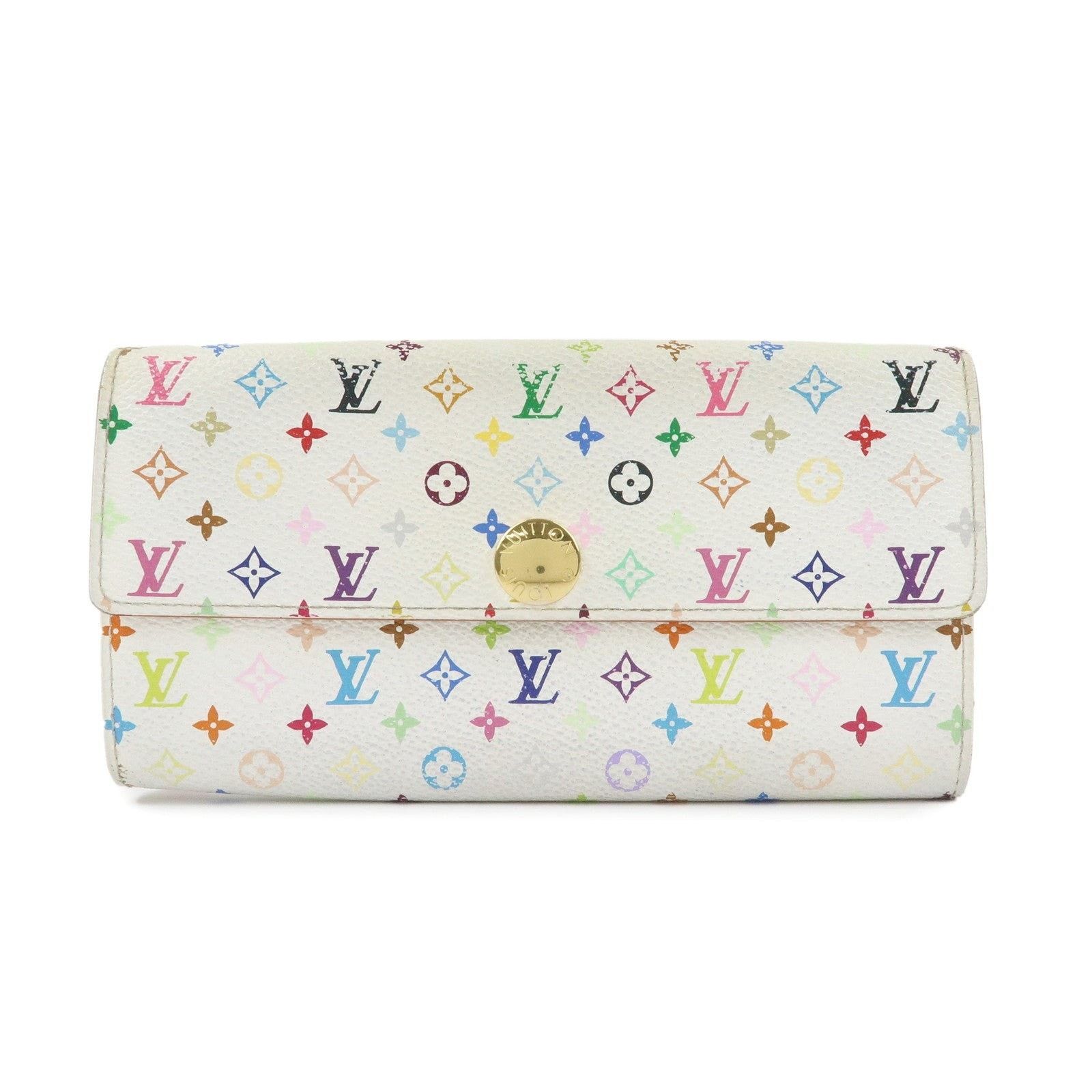 Louis Vuitton Louis Vuitton Monogram Portefeuille Sarah Wallet Size ONE SIZE - 1 Thumbnail