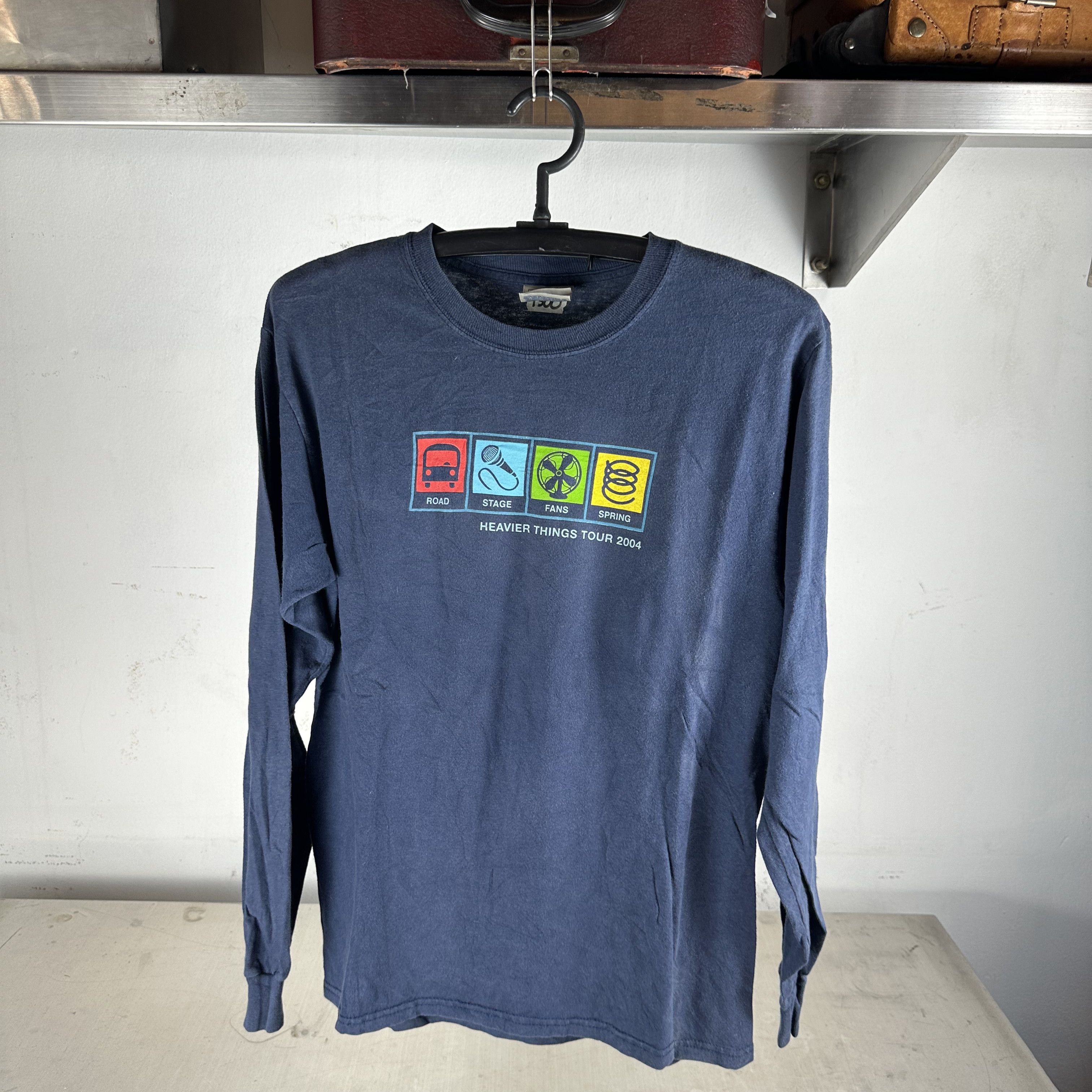 Vintage 2004 John Mayer Heavier Things Tour Long-sleeve T-Shirt Size US S / EU 44-46 / 1 - 1 Thumbnail