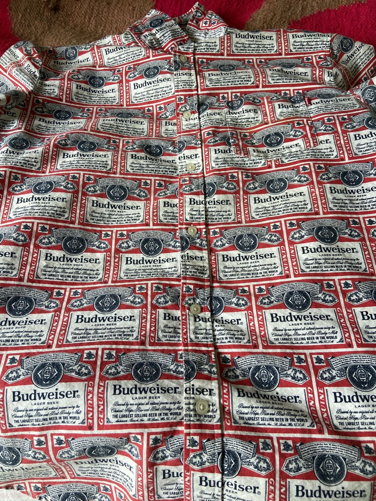 Supreme Supreme Budweiser Button Up XL Size US XL / EU 56 / 4 - 3 Thumbnail